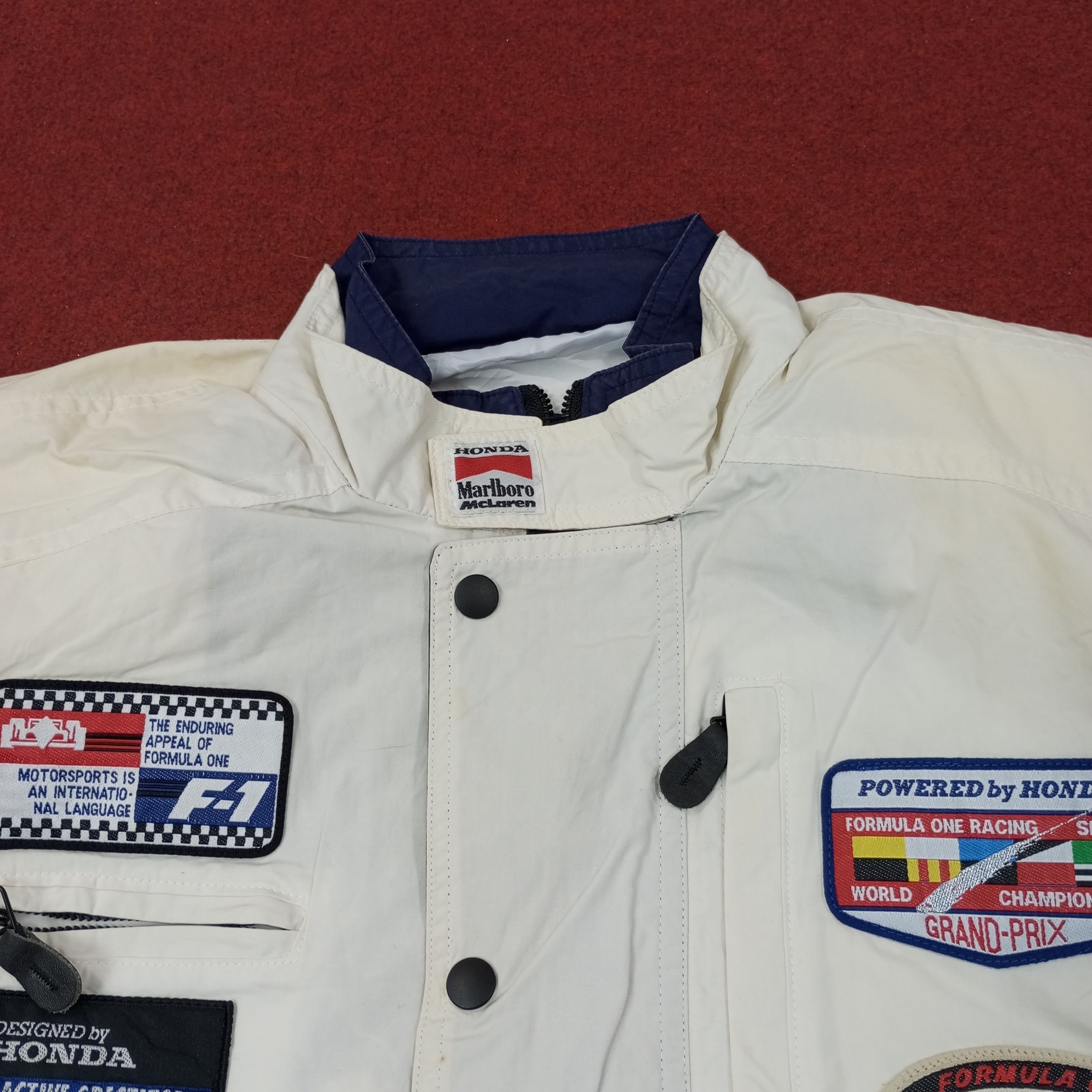 Honda Honda F1 Motorsports Racing Style Custom Jacket c246n20 Size US L / EU 52-54 / 3 - 3 Thumbnail