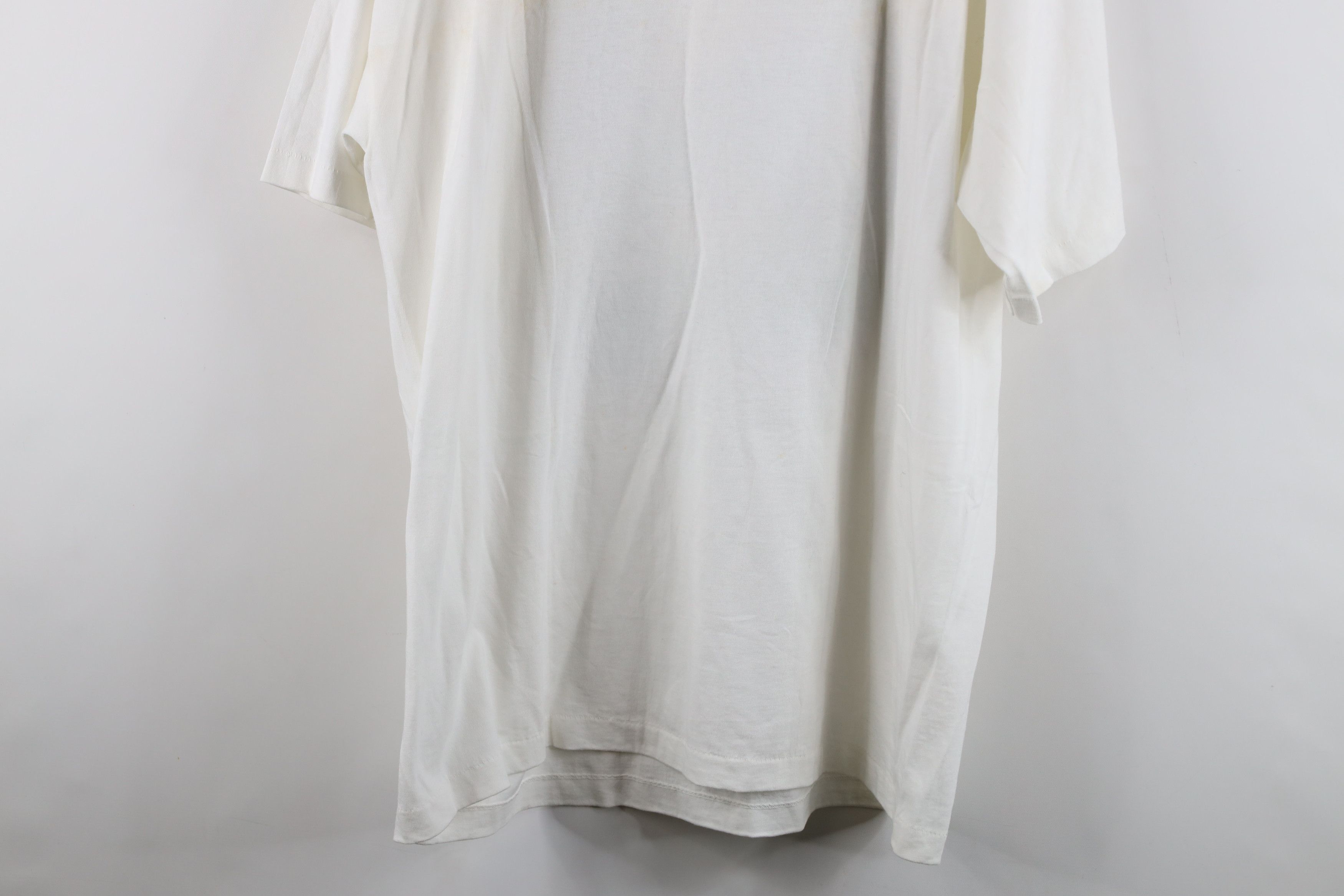 Vintage Vintage 90s Streetwear White Tiger Short Sleeve T-Shirt USA Size US XL / EU 56 / 4 - 16 Thumbnail