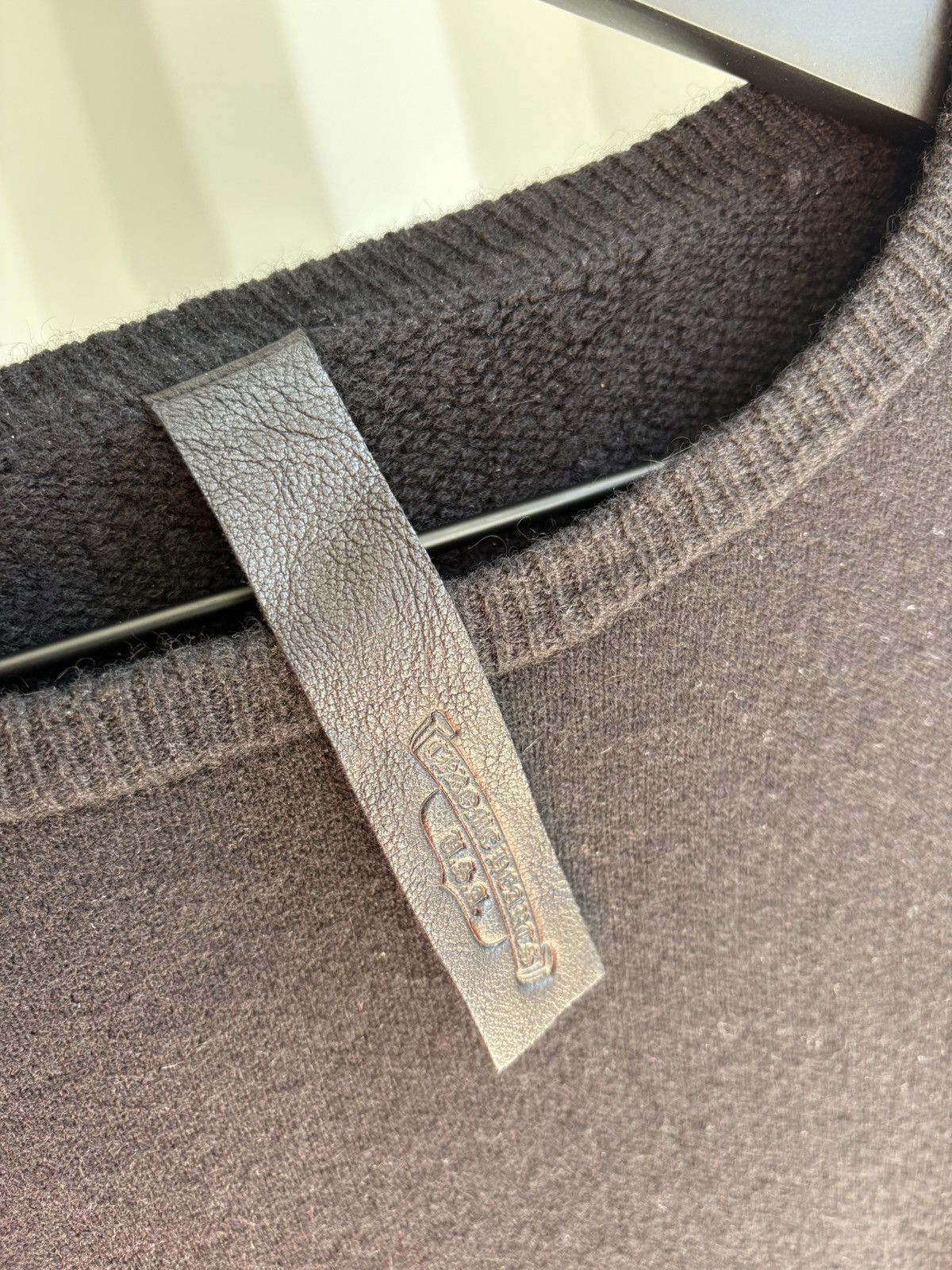Chrome Hearts Chrome Hearts Cashmere Embroidered Sweater Size US XL / EU 56 / 4 - 5 Thumbnail