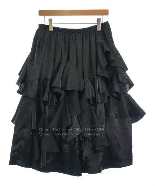 Comme des Garcons Comme des Garcons size S Black Retro Lace Design Skirt Size 24" / US 00 / IT 34 - 1 Thumbnail