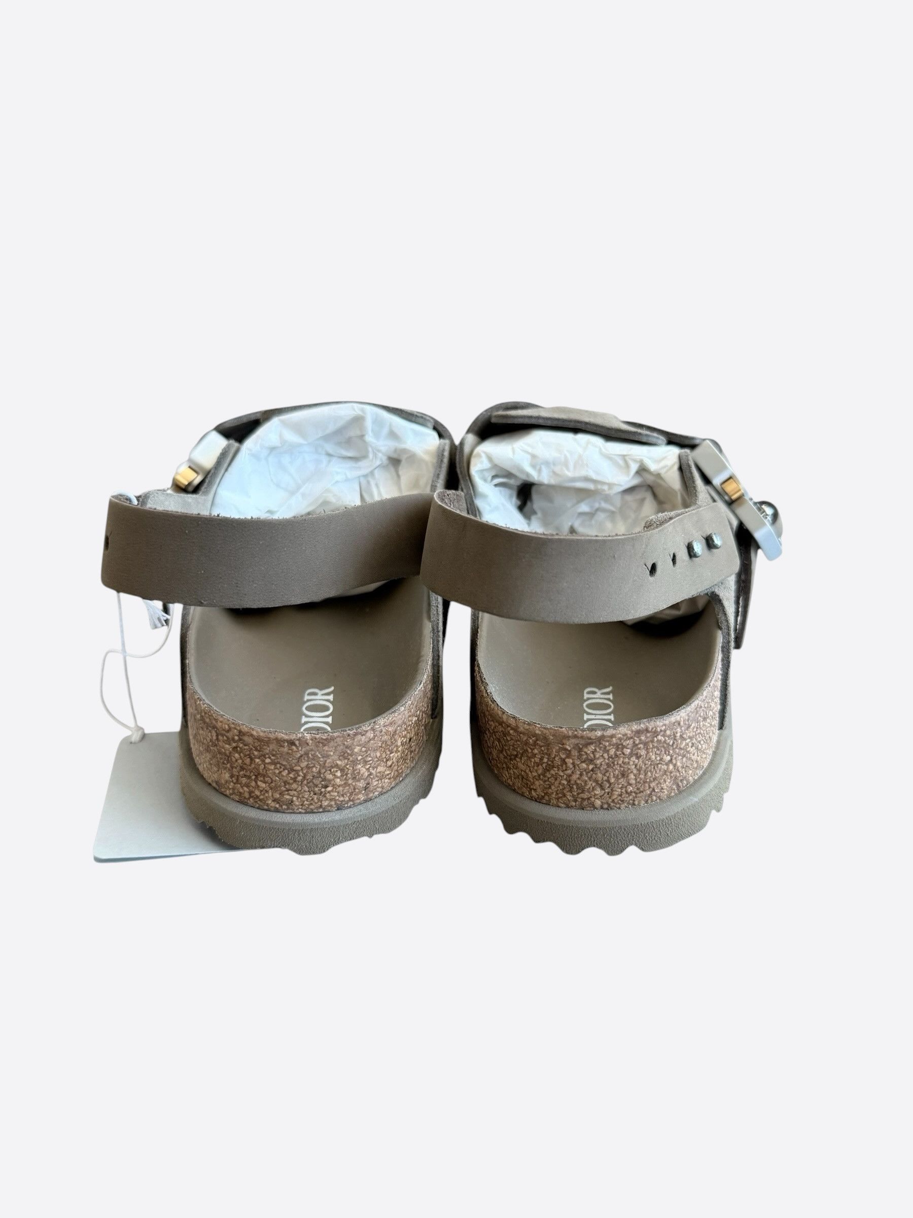 Dior Dior Grey Tokio Mule Birkenstocks Size US 7 / EU 40 - 4 Thumbnail