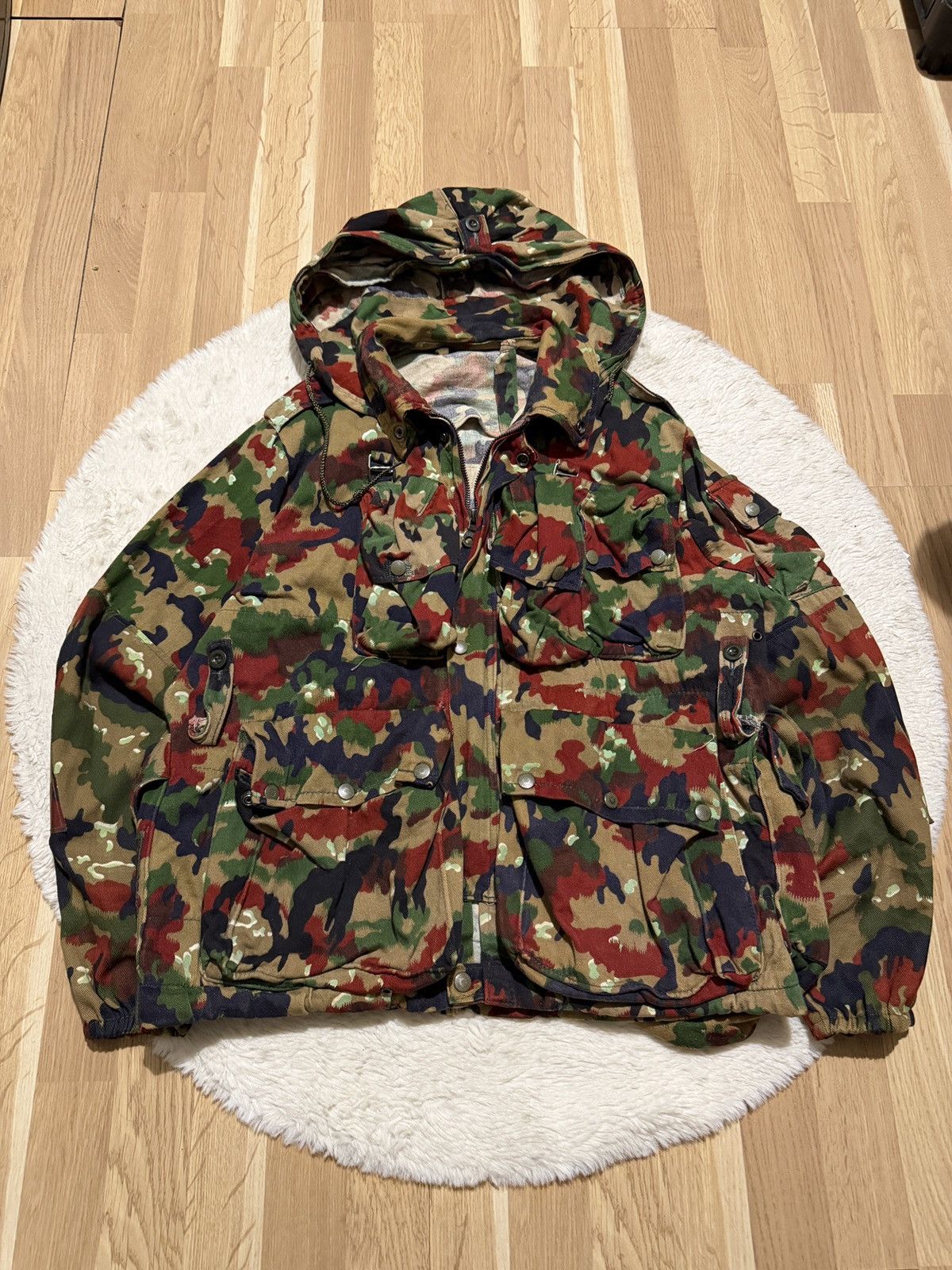Vintage Vintage swiss army jacket 70 80 cargo multi pocket archive Size US M / EU 48-50 / 2 - 3 Thumbnail