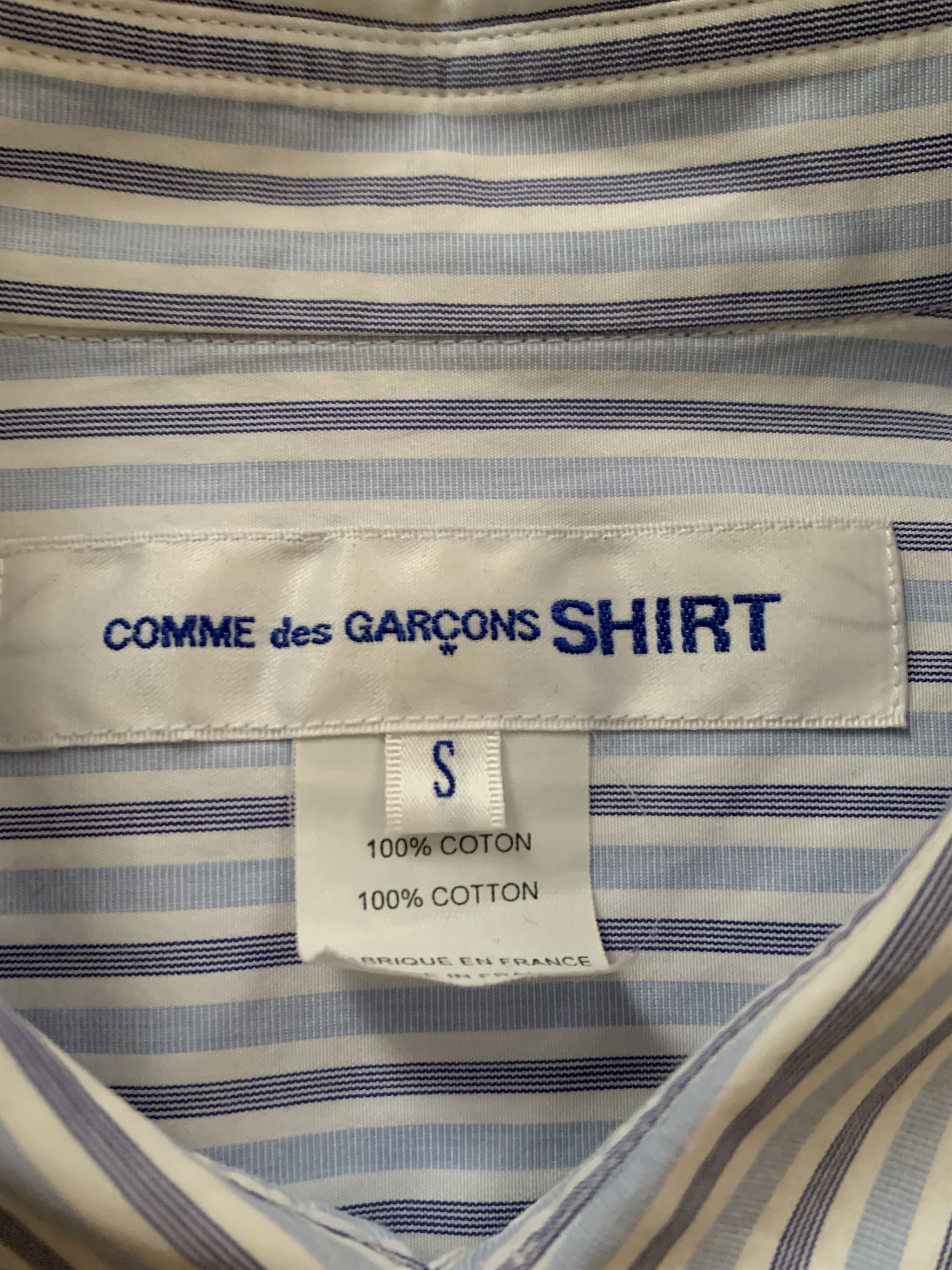 Comme des Garcons COMME des GARCONS Shirt Longsleeve SS21 Striped Patchwork Size US S / EU 44-46 / 1 - 5 Thumbnail