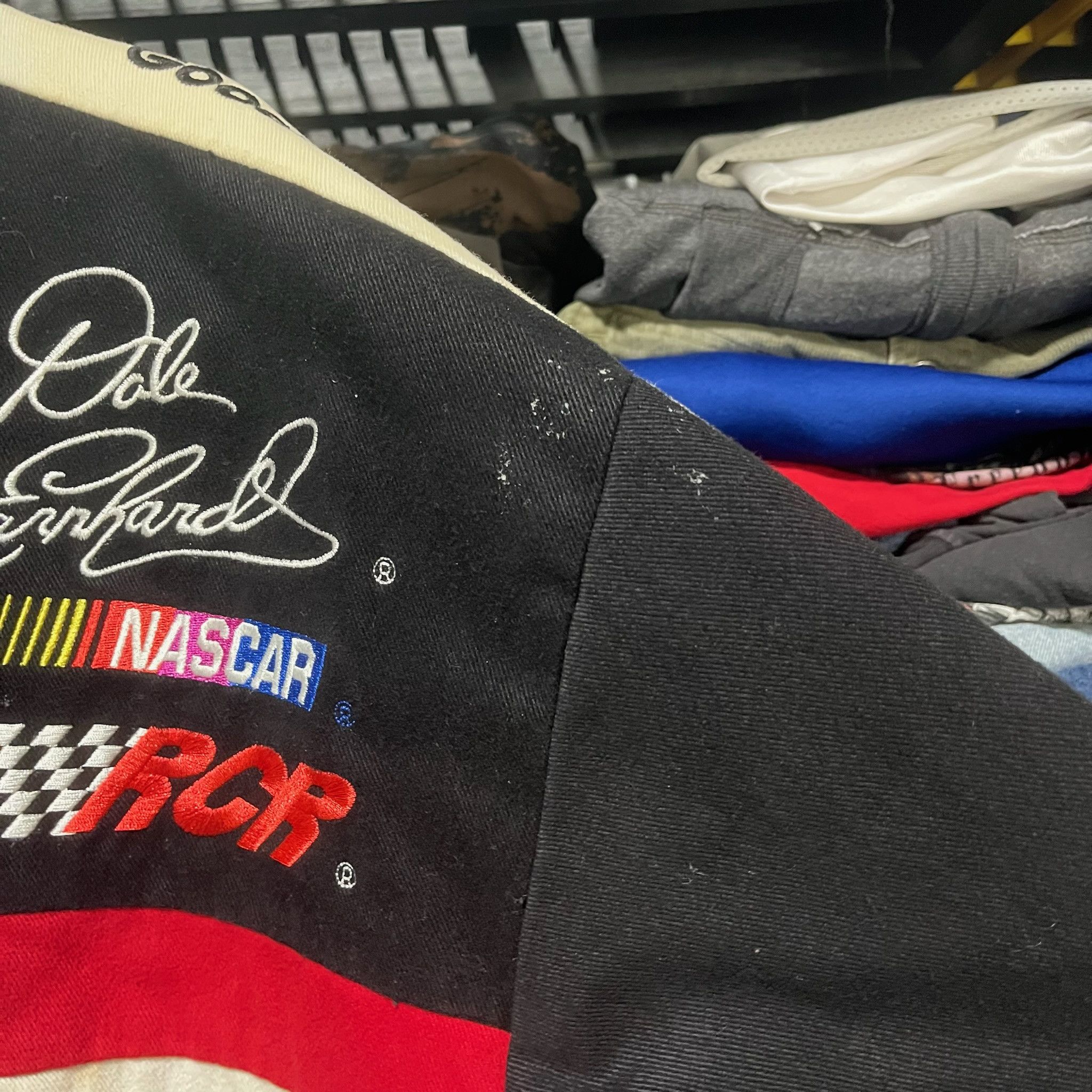 Chase Authentics VINTAGE DALE EARNHARDT GOODWRENCH NASCAR 90s RACING JACKET Size US XL / EU 56 / 4 - 8 Thumbnail