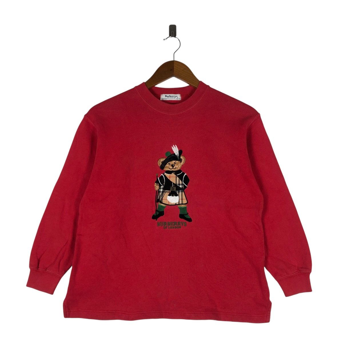 Burberry BURBERRYS Embroidery Bear Logo Sweatshirt Size US XS / EU 42 / 0 - 1 Thumbnail