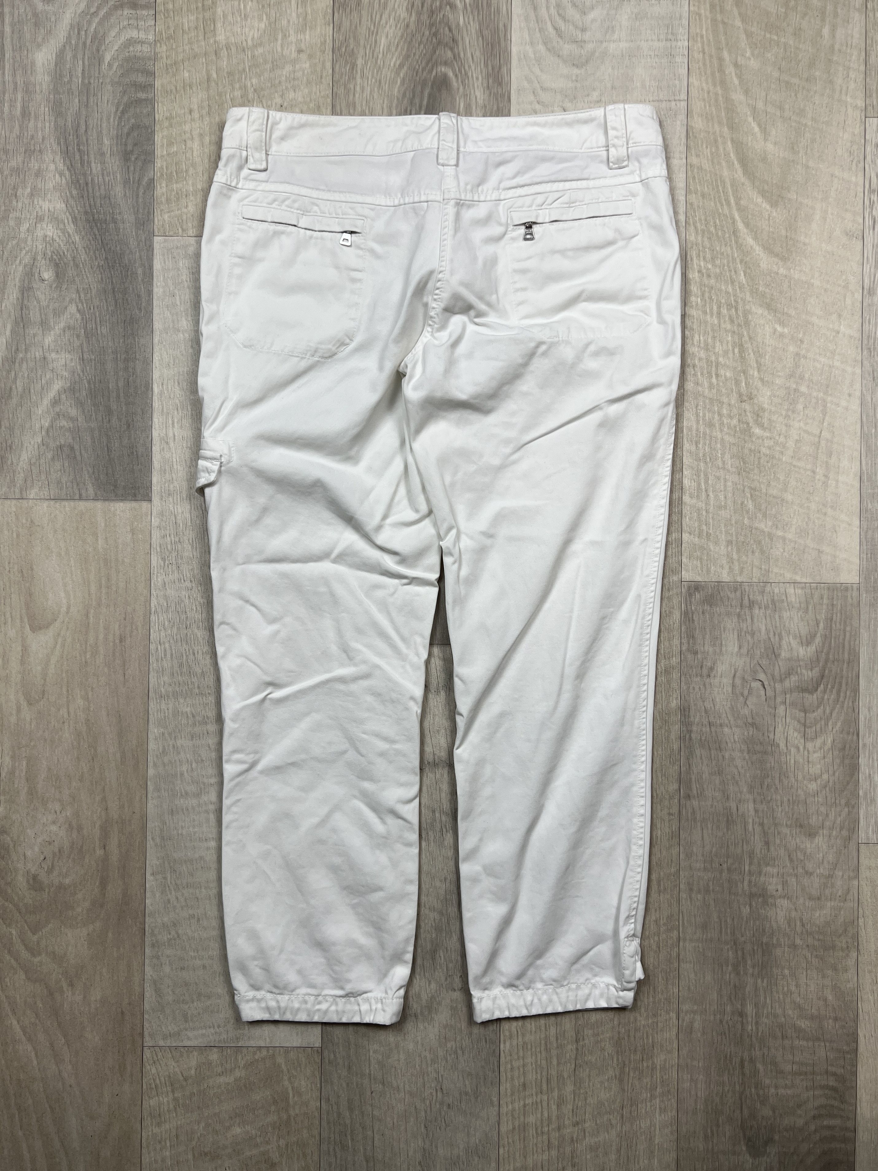 Prada Prada White Cargo Pants (Y0260) Size 28" / US 6 / IT 42 - 13 Thumbnail