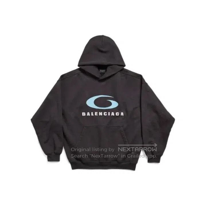Balenciaga Balenciaga SS24 Logo Black Hoodie for Unisex. Size US M / EU 48-50 / 2 - 1 Thumbnail