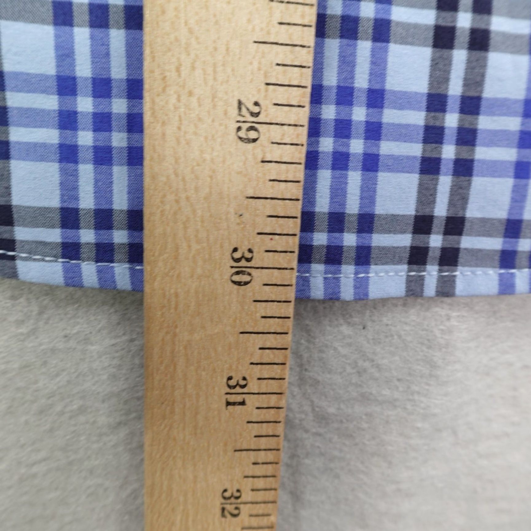 Peter Millar Peter Millar Shirt Mens Medium Blue Plaid Summer Comfort Performance Button Up Size US M / EU 48-50 / 2 - 7 Thumbnail