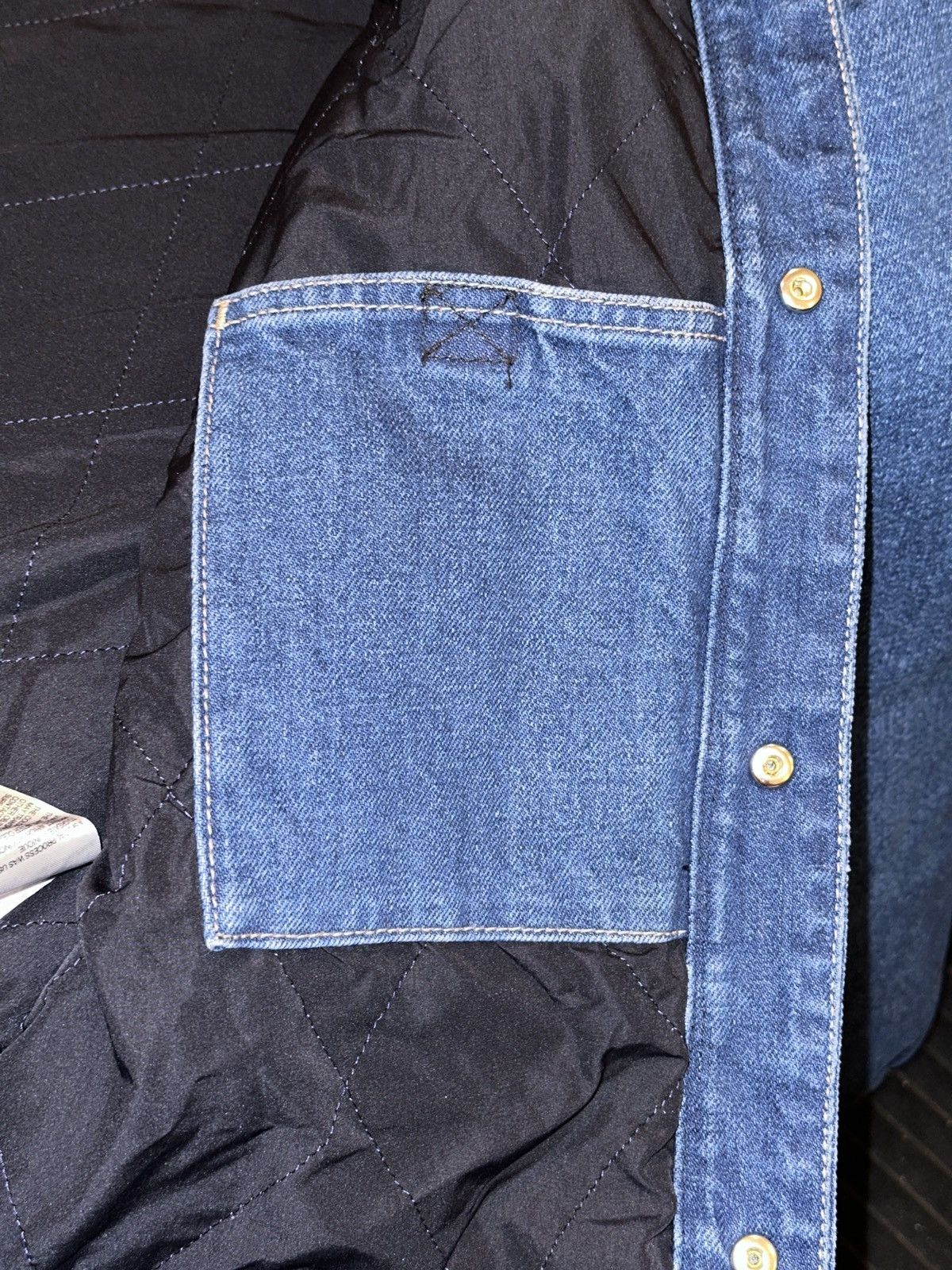 Tommy Hilfiger VTG 90s Y2K HILFIGER Tommy Jeans Split Denim Coach Jacket SM Size US S / EU 44-46 / 1 - 8 Thumbnail
