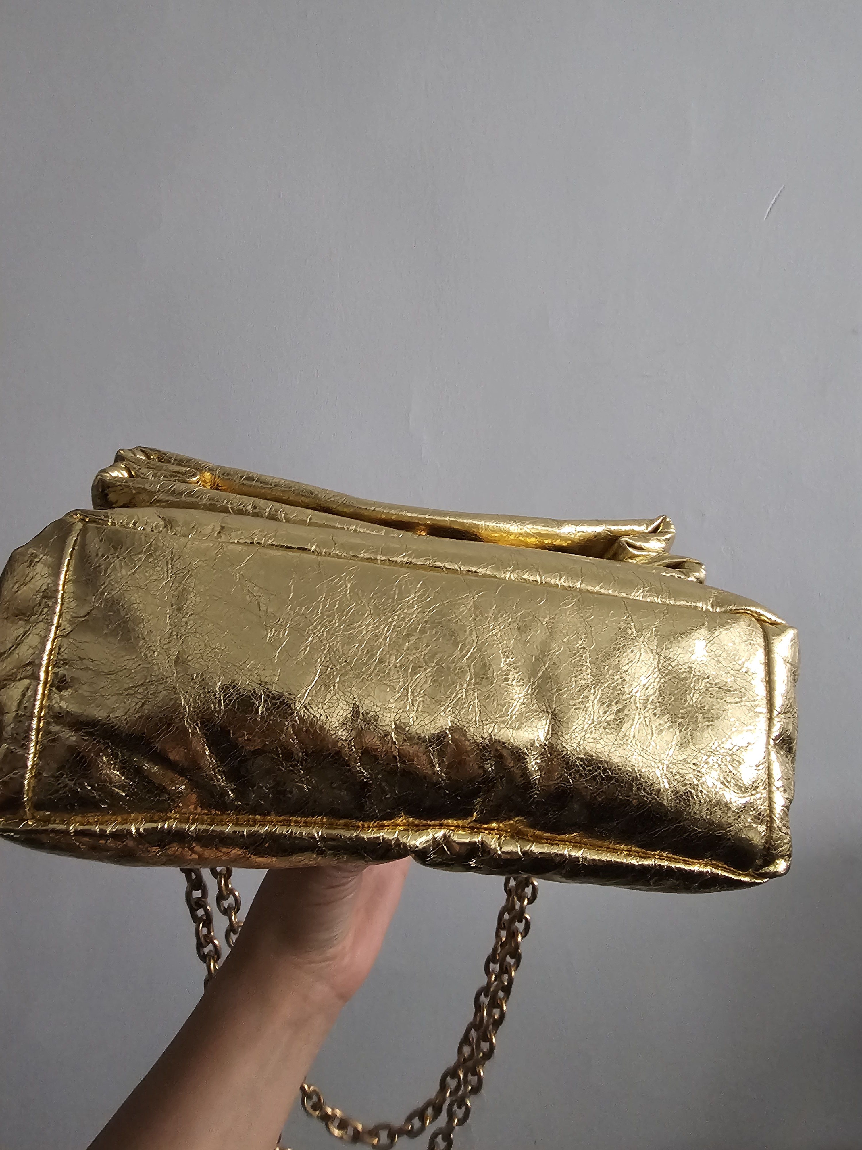 Balenciaga Balenciaga Small Gold Monaco Bag Size ONE SIZE - 6 Thumbnail