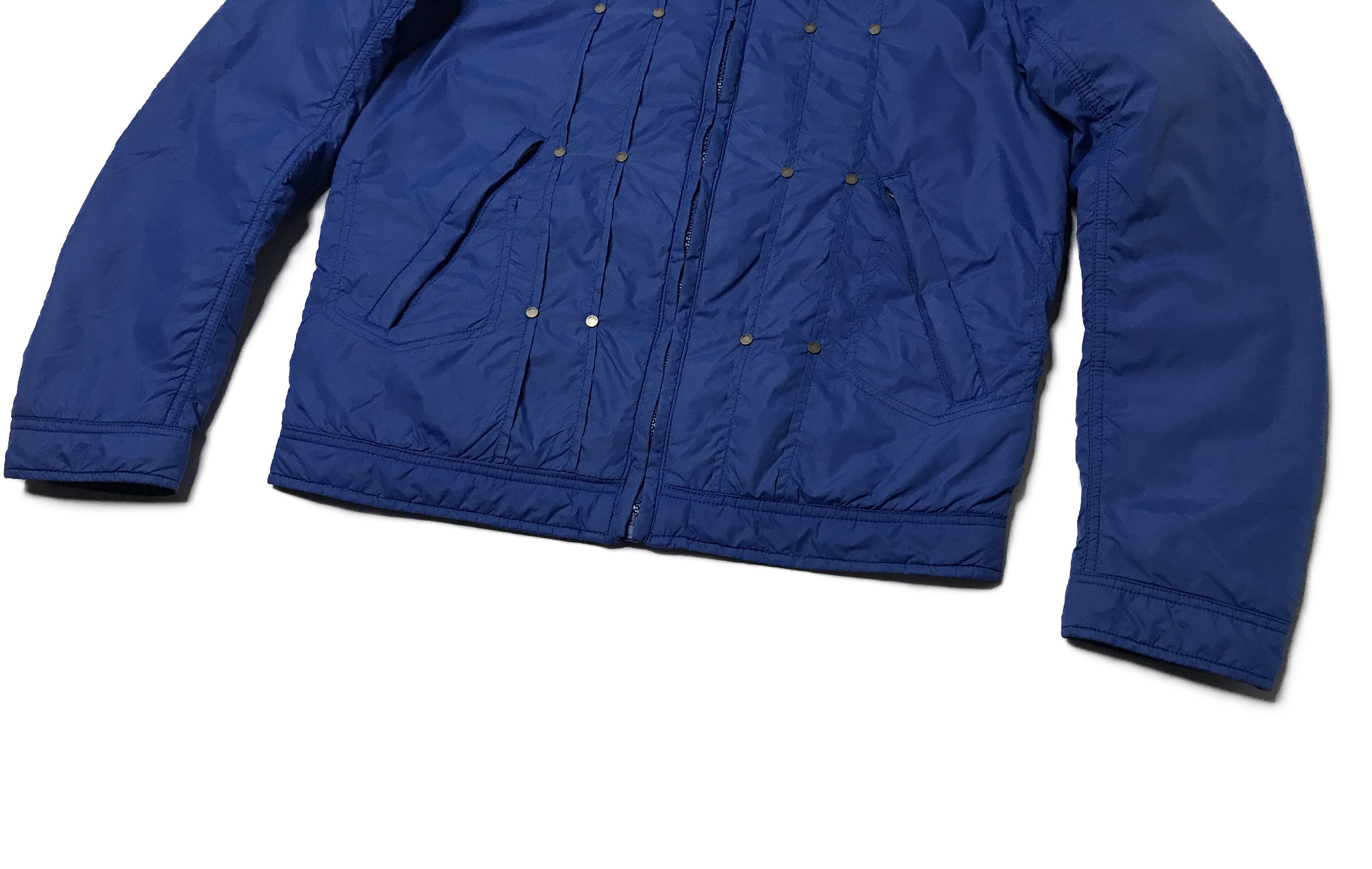 Diesel Diesel Mens Hooded Jacket Blue Teflon Coated Nylon Size US M / EU 48-50 / 2 - 4 Thumbnail