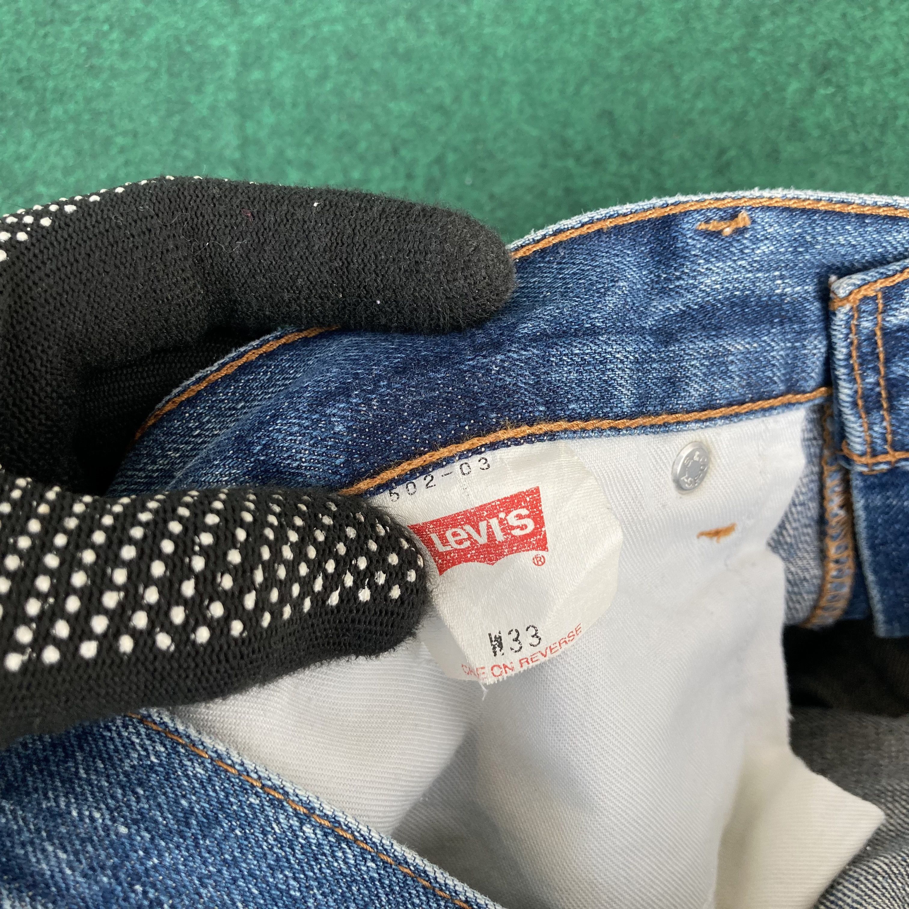 Levi's 32x8 Vintage Levis 502 Short Sz 32 Jorts Jeans Size US 32 / EU 48 - 4 Thumbnail
