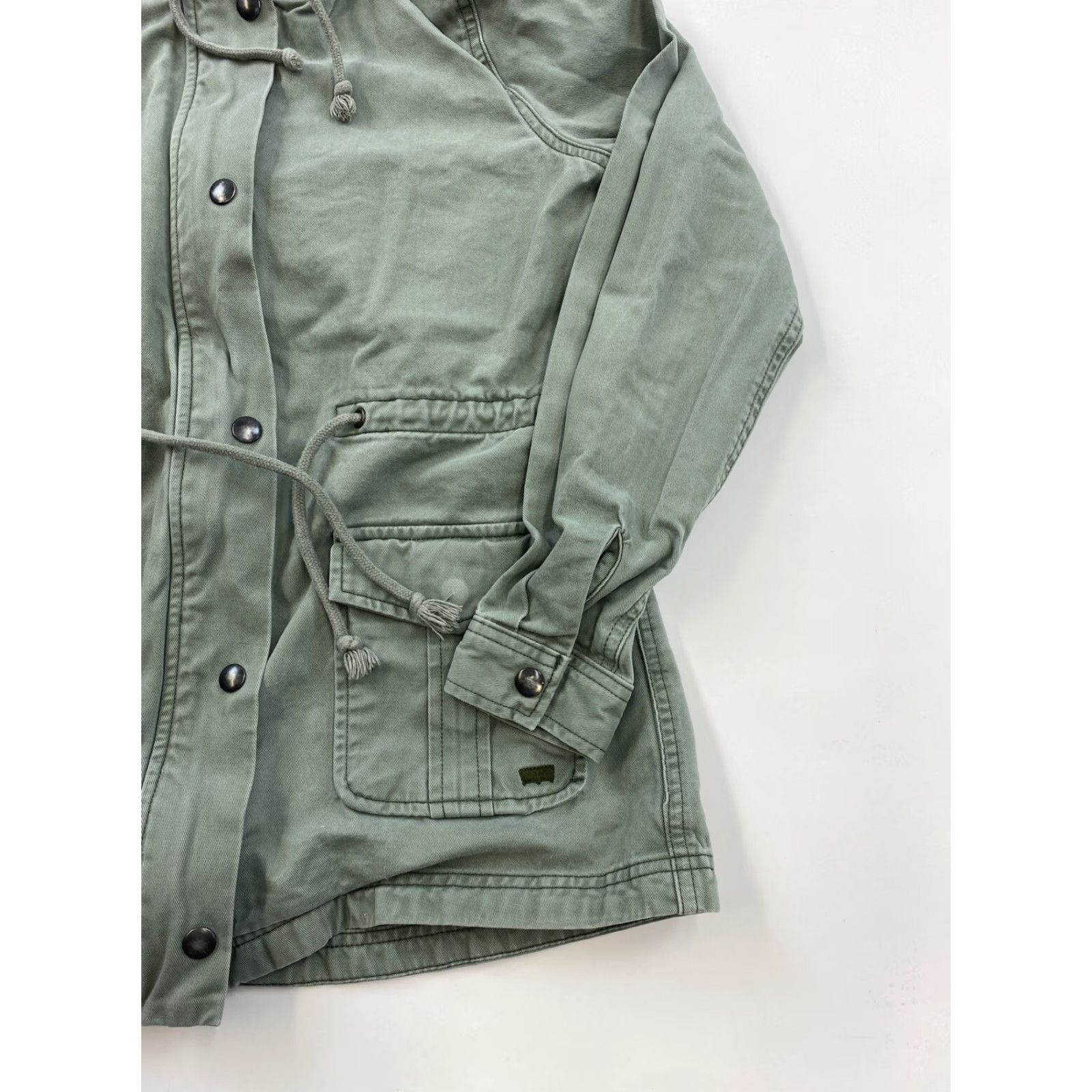 Levi's Levi’s Utility Jacket Women’s XS Hooded Drawstring Waist Shirt? Wait. Size XS / US 0-2 / IT 36-38 - 3 Thumbnail