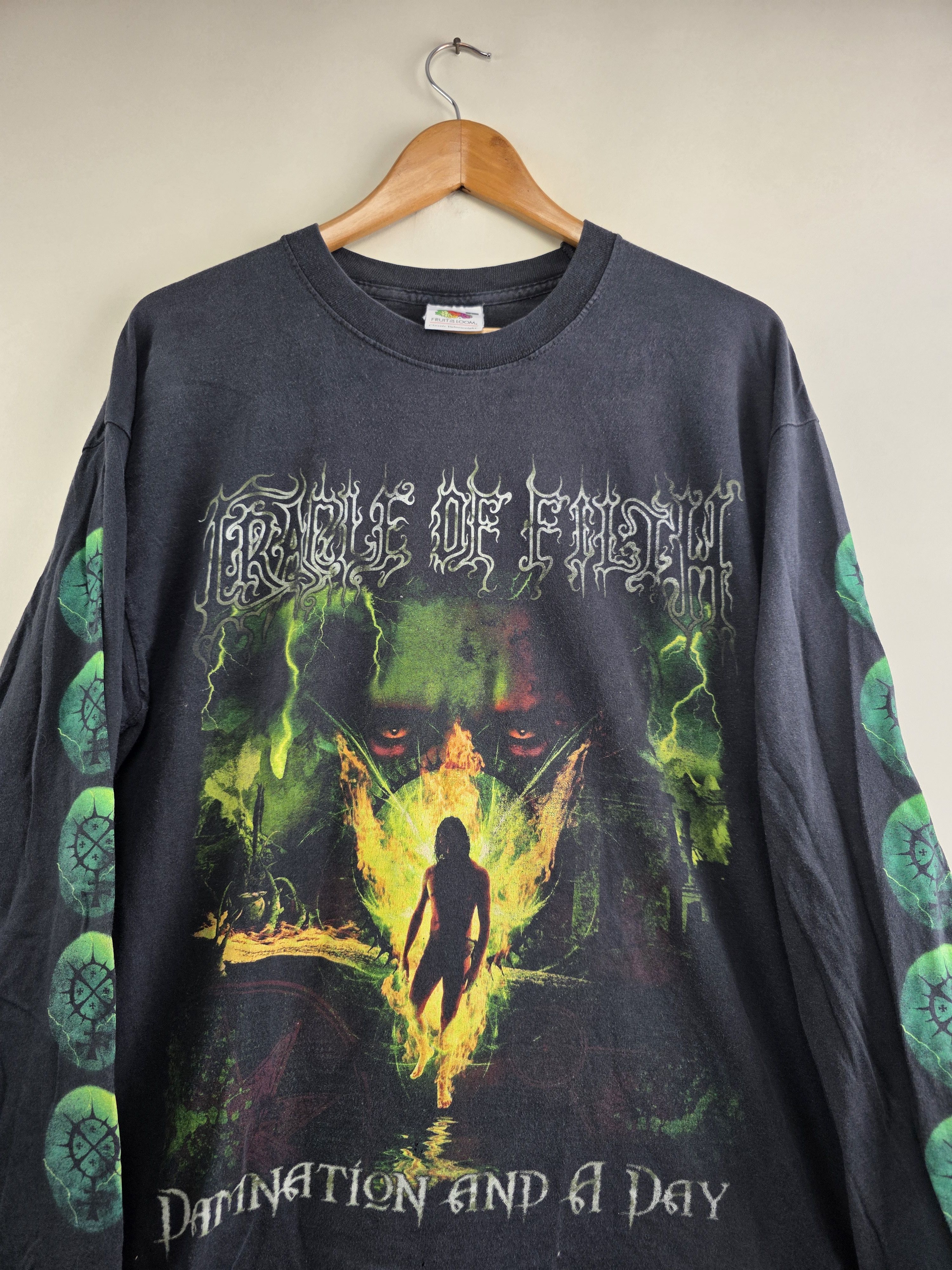 Band Tees × Vintage 2003 Cradle of Filth Damnation and a day Long-sleeve L Size US L / EU 52-54 / 3 - 2 Thumbnail