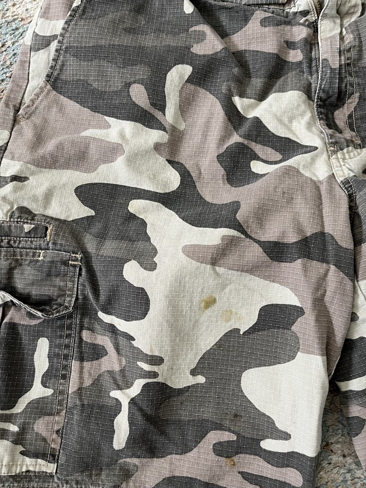Other VTG Dickies Ripstop Camo Shorts Pants 40 Black Grey Size US 40 / EU 56 - 2 Thumbnail
