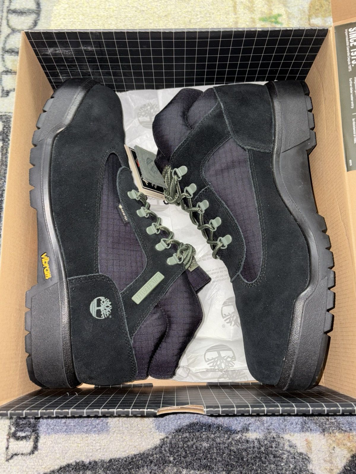 Undefeated Timberland Field Boot Lace Up Gore-Tex Undefeated Black Size US 13 / EU 46 - 3 Thumbnail