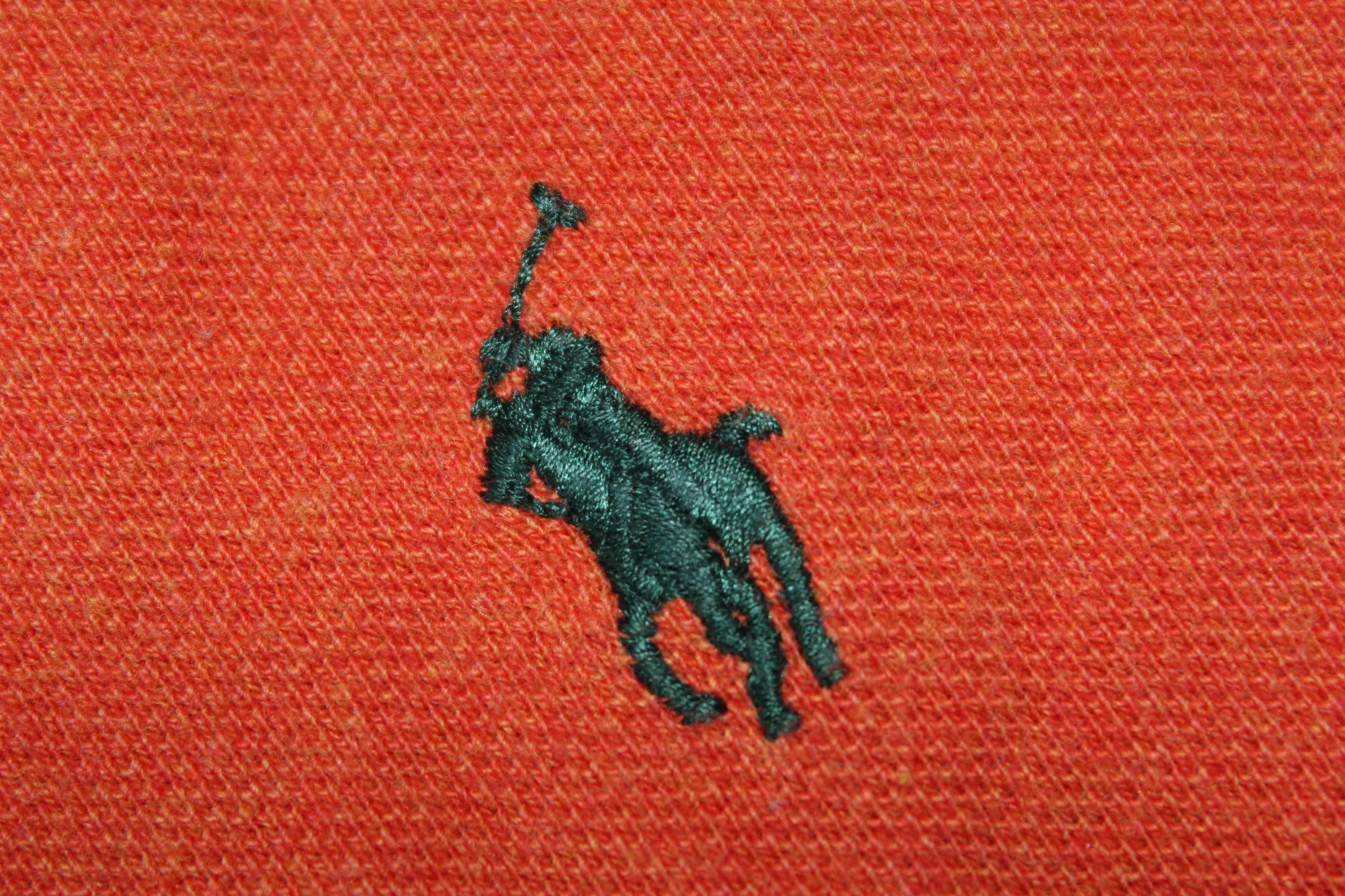 Polo Ralph Lauren RALPH LAUREN Long Sleeve Orange Shirt Top Size 2XL Size US XXL / EU 58 / 5 - 7 Thumbnail