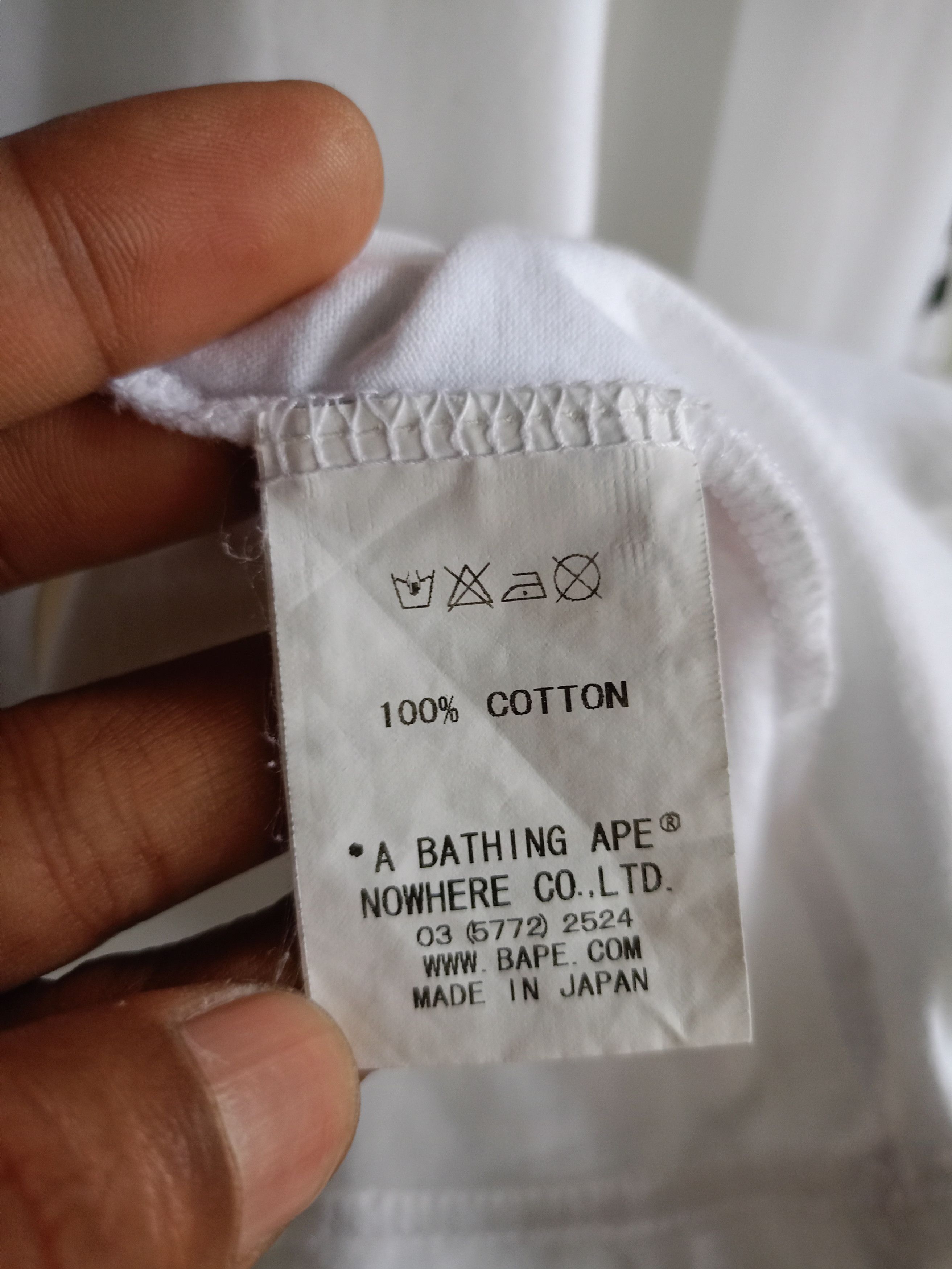 Bape Bape General Made Long Sleeve t-shirt Size US M / EU 48-50 / 2 - 12 Thumbnail