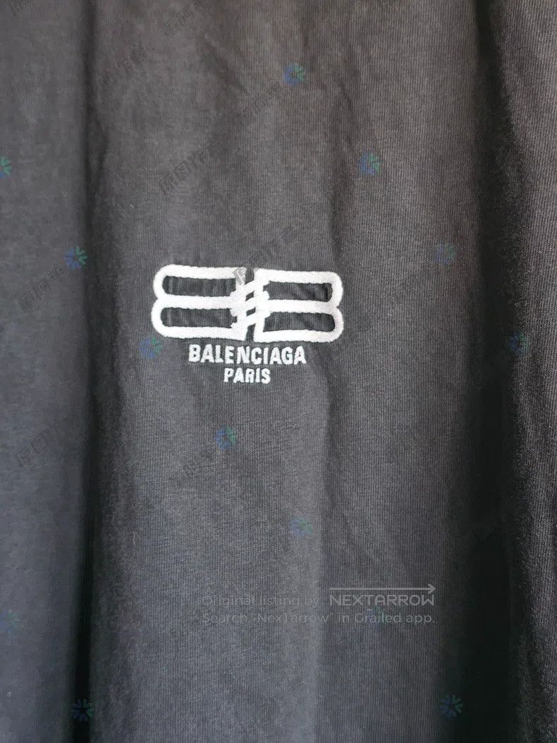 Balenciaga Balenciaga Black Short Sleeve T-Shirt Size US L / EU 52-54 / 3 - 2 Thumbnail