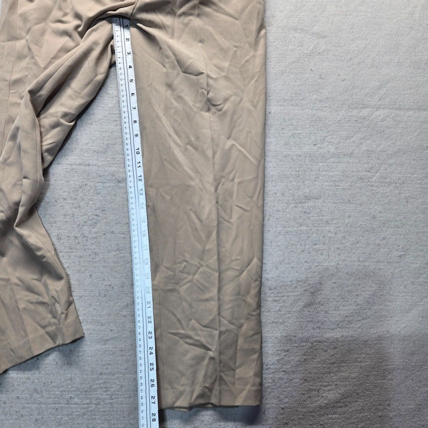 Vintage Vintage Appleseed's Tan Khaki Brown Women's Chino Pants Size 12P Petite Size 34" / US 12 / IT 48 - 6 Thumbnail