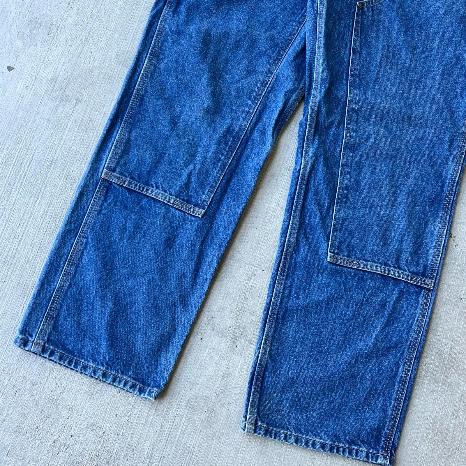 Carhartt × Vintage Carhartt denim blue jean double knee work carpenter pants Size US 30 / EU 46 - 4 Thumbnail