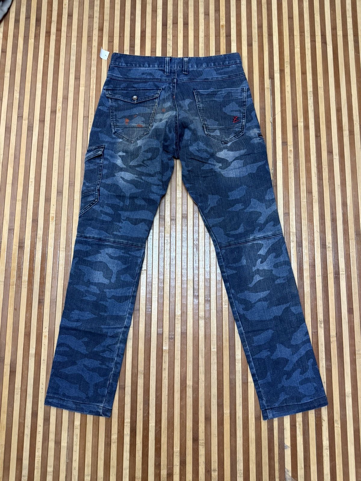Japanese Brand Vintage Z-DRAGON Denim Cargo Pants 8 Pockets / Streetwear Size US 29 - 6 Thumbnail
