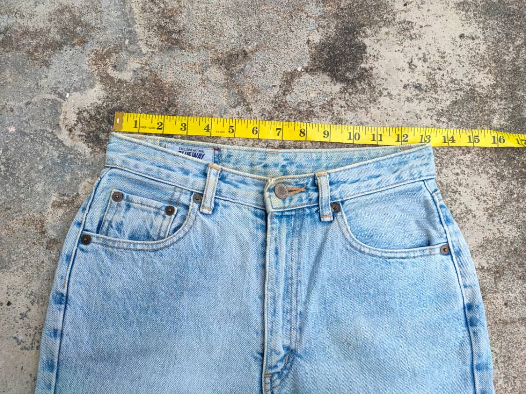 Japan Blue × Jean × Vintage VINTAGE BLUE WAY FADED JEANS DENIM PANTS Size US 26 / EU 42 - 9 Thumbnail