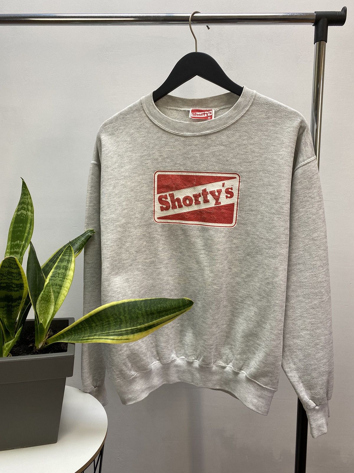 Shorty's Skateboards × Vintage Vintage 90s Shorty’s Skateboarding Box Logo Sweatshirt Size US M / EU 48-50 / 2 - 1 Thumbnail
