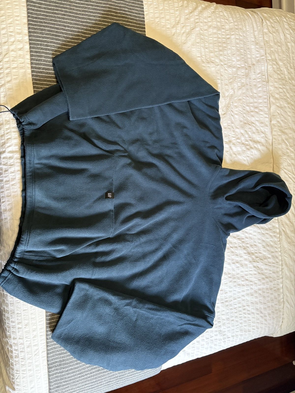 Balenciaga × Gap × Yeezy Yeezy Gap Engineered by Balenciaga Polar Fleece Paded Hoodie Size US XL / EU 56 / 4 - 3 Thumbnail
