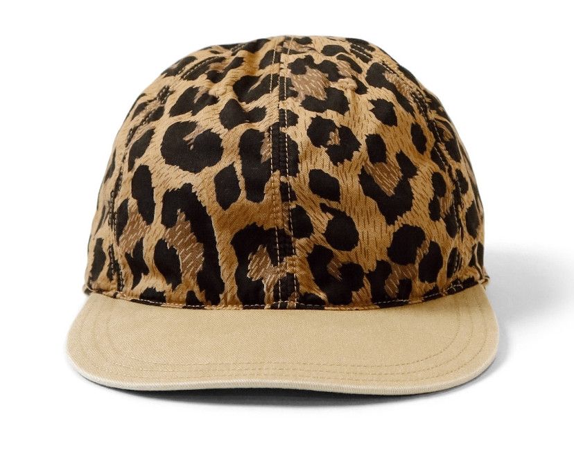 Kapital Kapital Cotton Herringbone Leopard Pattern baseball cap hat Size ONE SIZE - 2 Thumbnail