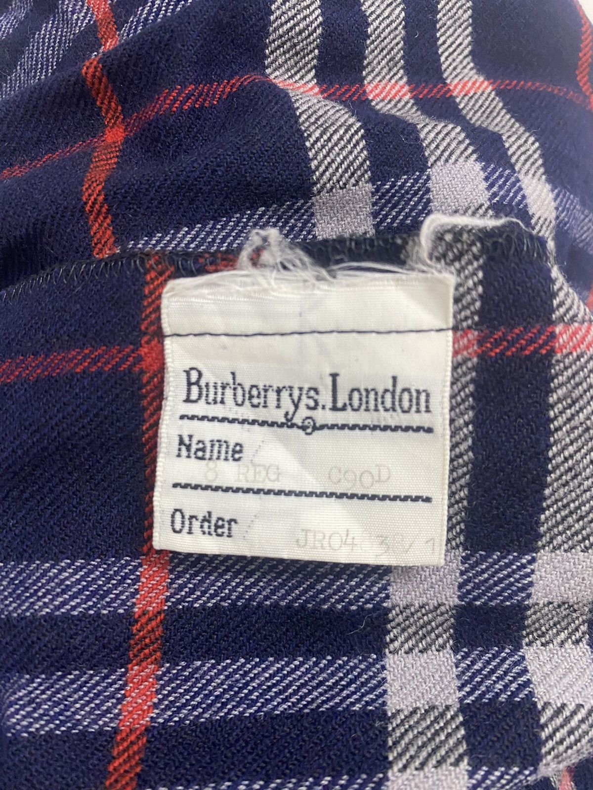 Burberry VINTAGE BURBERRY’S LONDON CHECKERED WOOL MAXI SKIRT Size 25" / US 0 / IT 36 - 5 Thumbnail