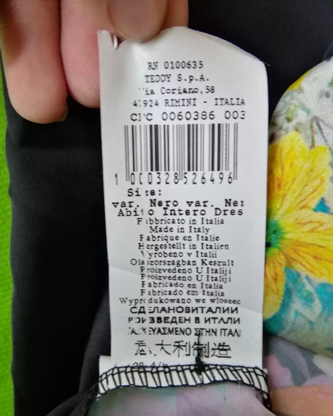 Other Rinascimento Flower Big Print Woman Top Made in Italy Size L / US 10 / IT 46 - 5 Thumbnail