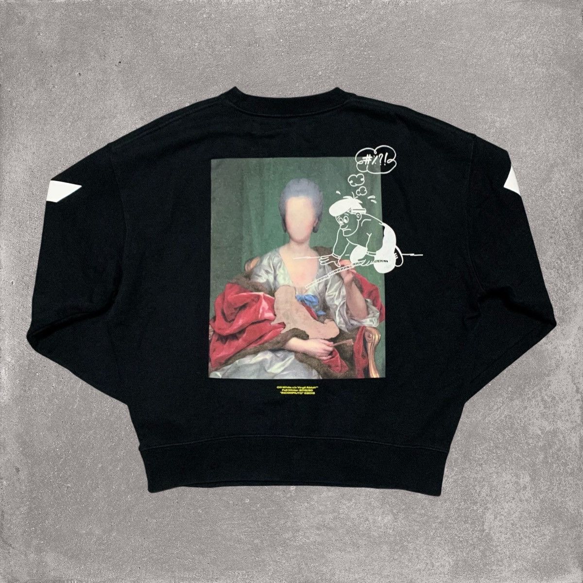 Off White Medium Mariana De Silva Black Sweatshirt Virgil