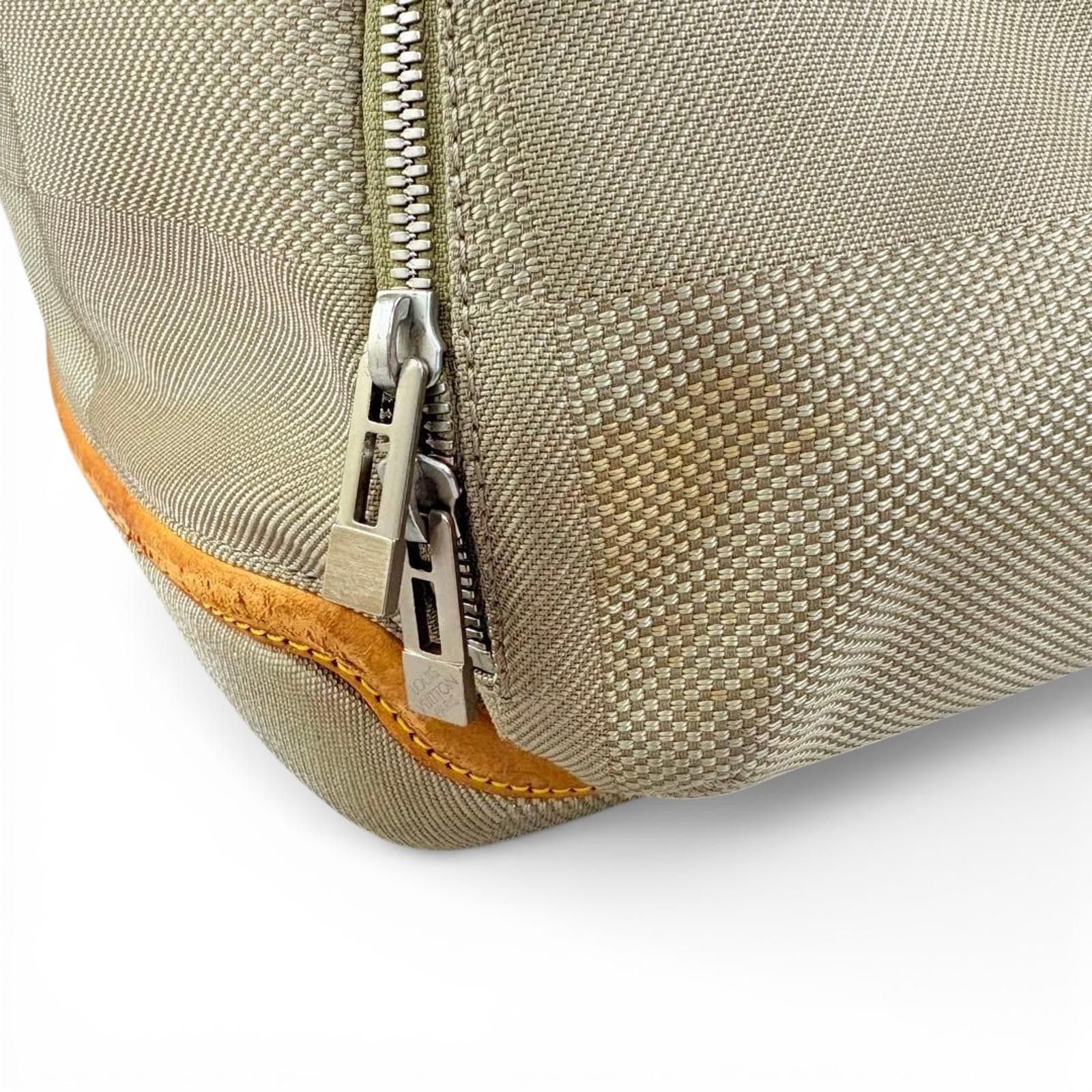 Louis Vuitton Louis Vuitton - Beige Canvas Tote Bag with Leather Trim Size ONE SIZE - 3 Thumbnail