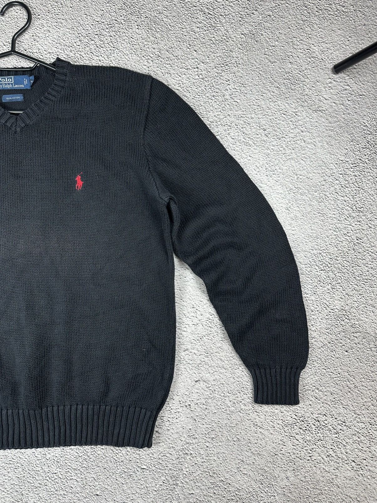 Polo Ralph Lauren Vintage Polo by Ralph Lauren Knitwear V-Neck Sweater Faded Size US M / EU 48-50 / 2 - 4 Thumbnail