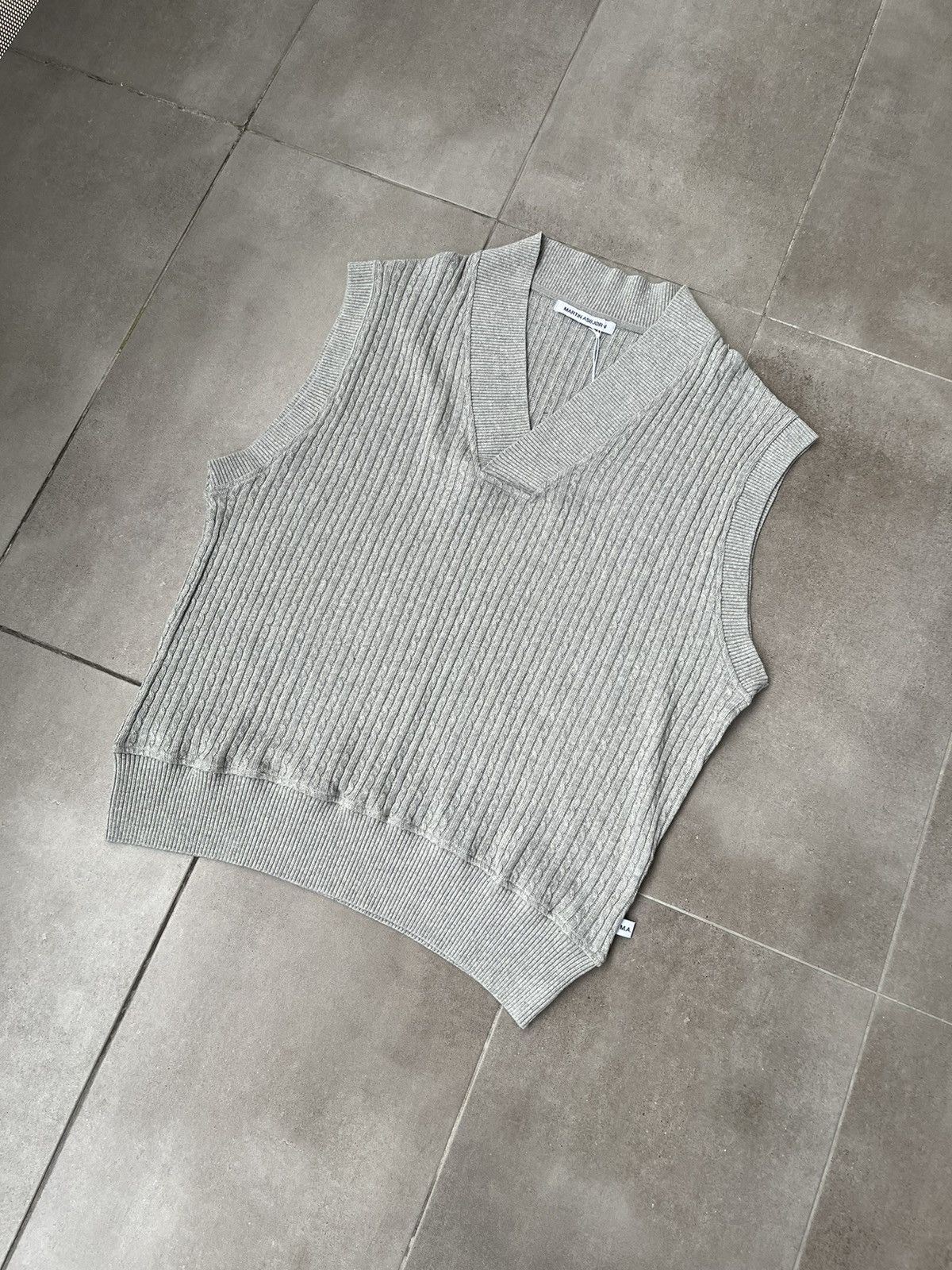 Martin Asbjorn !DS! SS22 Martin Asbjorn Chase Grey Melange Vest Size US XL / EU 56 / 4 - 8 Thumbnail