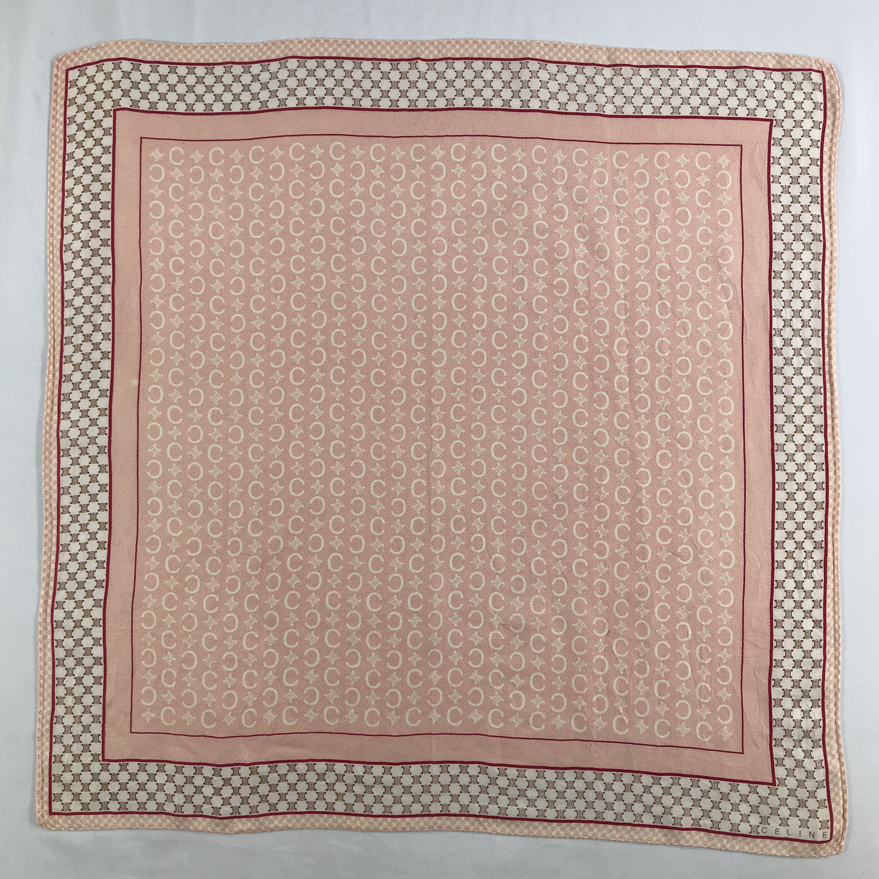 Celine × Vintage Celine Bandana / Handkerchief / Neckerchief - S2583 Size ONE SIZE - 1 Thumbnail