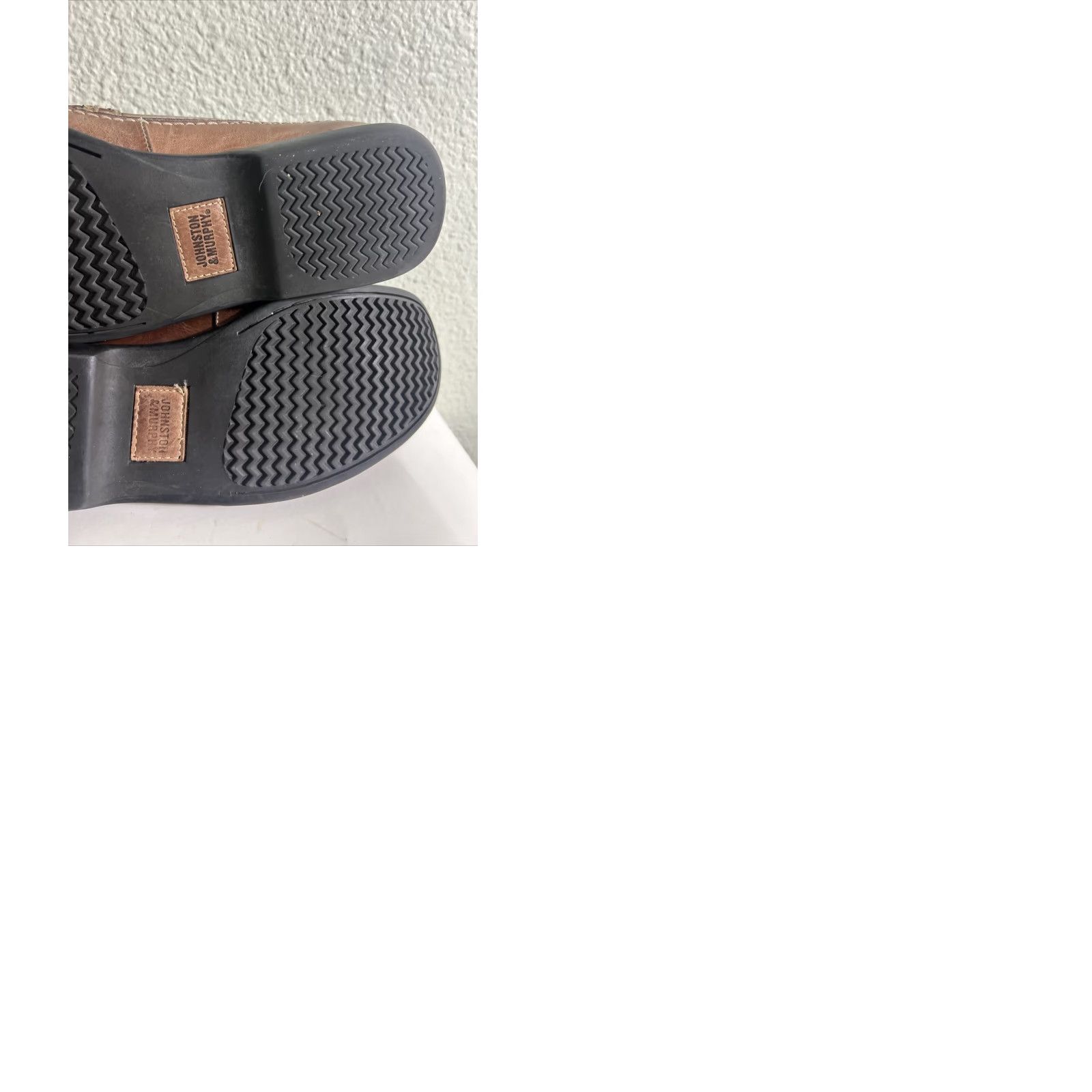 Johnston & Murphy Johnston & Murphy Loafers Woven Leather Slip On Brown Mens Size 9.5 M Comfort Square Toe Size US 10 / EU 43 - 11 Thumbnail