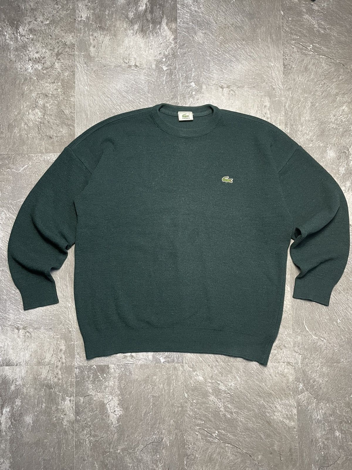 Lacoste Vintage Lacoste Green Sweater Knit Mini Logo Y2K 90s Size US XL / EU 56 / 4 - 1 Thumbnail