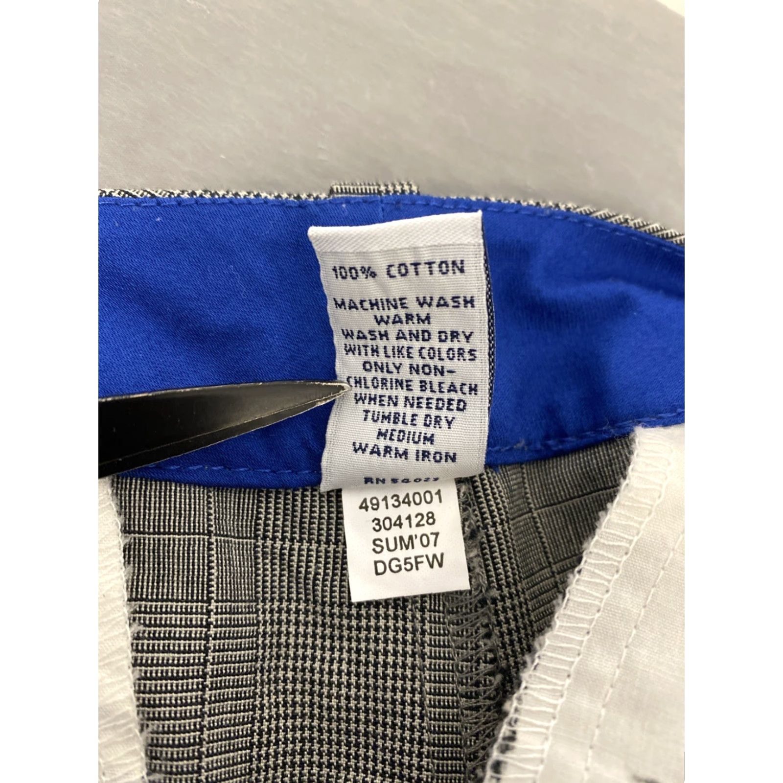 Gap Gap gray Capri pants size 8 pockets Cotton Glenn Plaid /160-20 Size 30" / US 8 / IT 44 - 8 Thumbnail