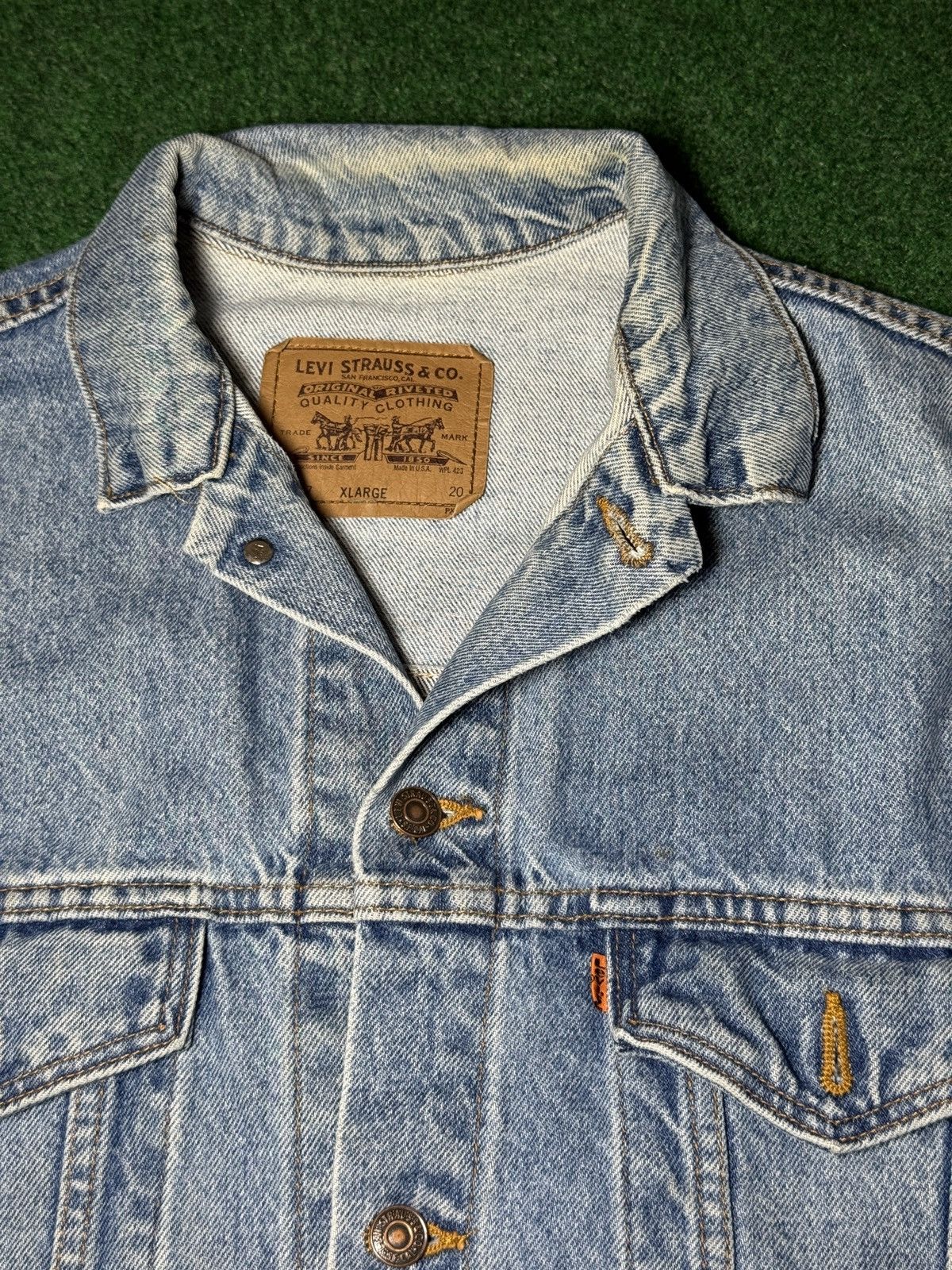 Levi's Vintage Clothing Vintage 90s Levi’s Orange Tab Denim Jacket Sydney Sweeney Size US XL / EU 56 / 4 - 2 Thumbnail