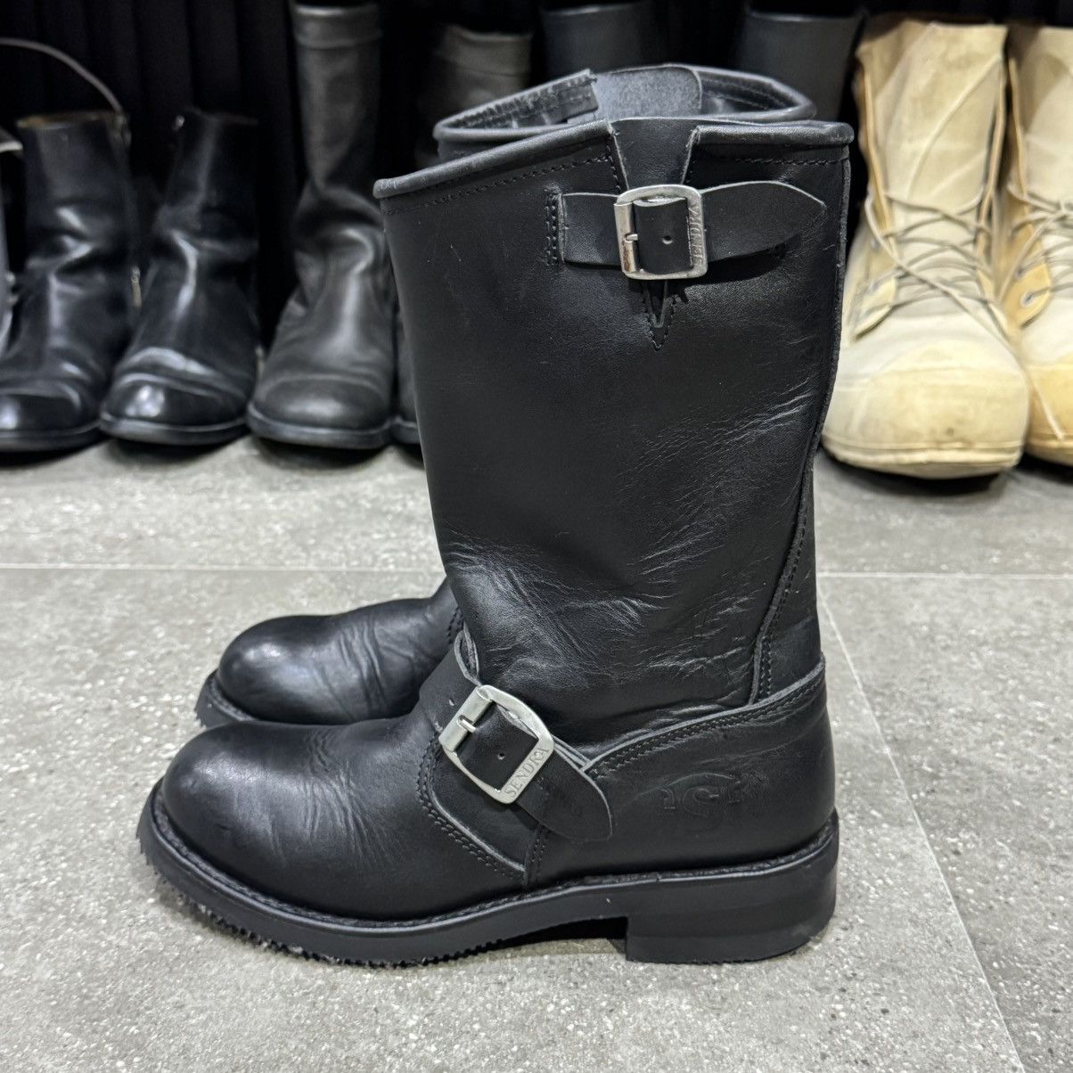 Sendra Sendra Leather Engineer Buckle Boots Size US 7 / IT 37 - 1 Thumbnail