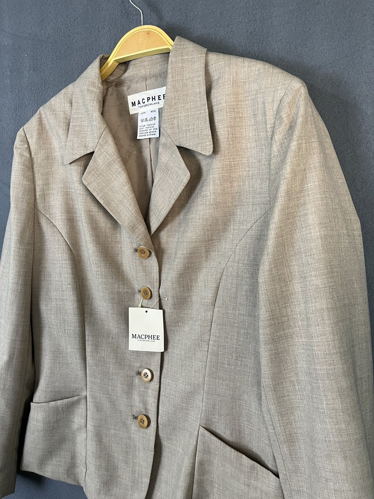 Japanese Brand × Tomorrowland × Vintage Macphee Tomorrowland Blazer Size XS / US 0-2 / IT 36-38 - 5 Thumbnail