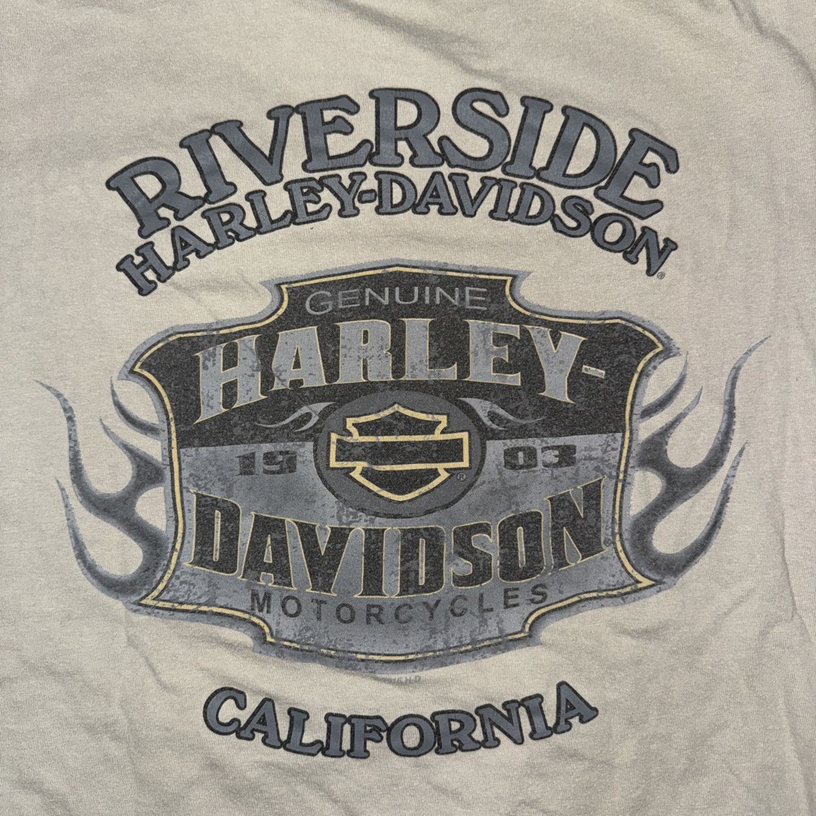 Harley Davidson × Vintage Harley Davidson T-Shirt Gray Large 21x27 Made In USA Size US L / EU 52-54 / 3 - 5 Thumbnail