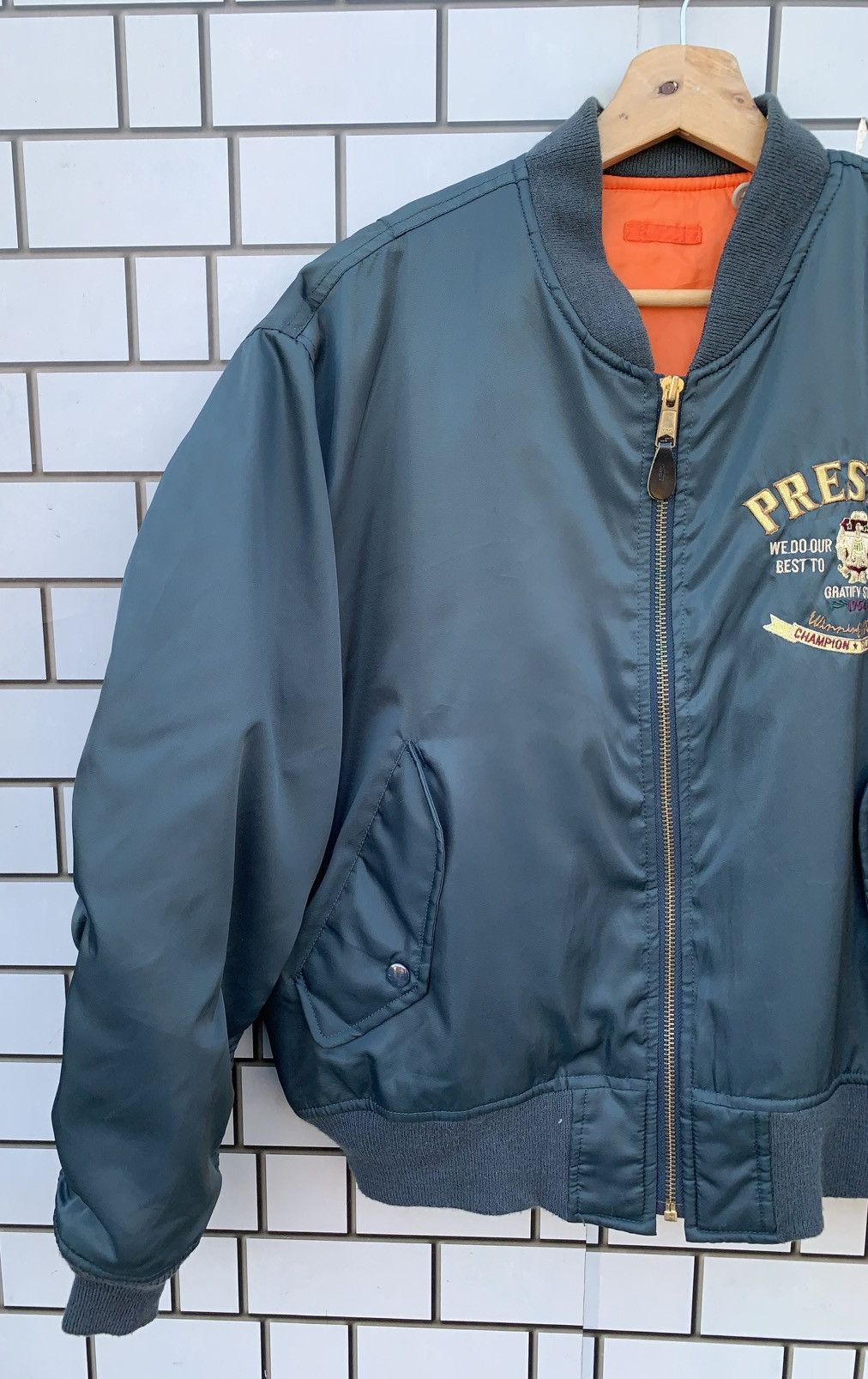Vintage Vintage Air Force MA-1 Bomber Jacket Size US M / EU 48-50 / 2 - 9 Thumbnail
