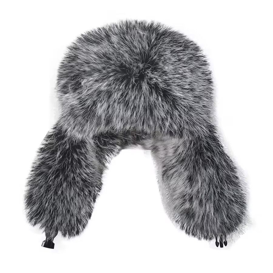 Japanese Brand Warm Faux Fox Fur Hat Size ONE SIZE - 3 Thumbnail