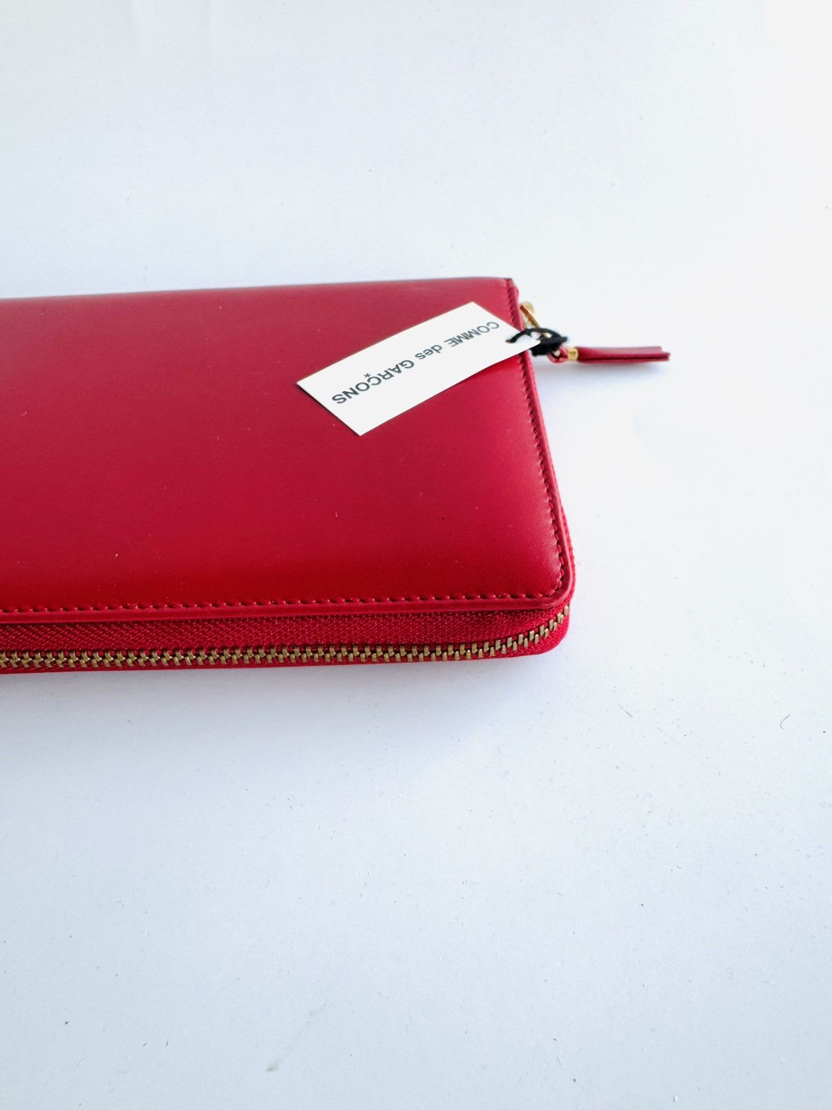 Comme des Garcons × Japanese Brand New Large Comme des Garcons zip continental wallet blue CDG Size ONE SIZE - 4 Thumbnail