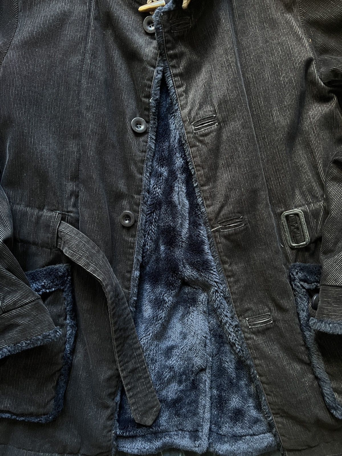 Nonnative × Undercover Nonnative Aizome Hand Dyed Corduroy Fur Coat Size US M / EU 48-50 / 2 - 5 Thumbnail