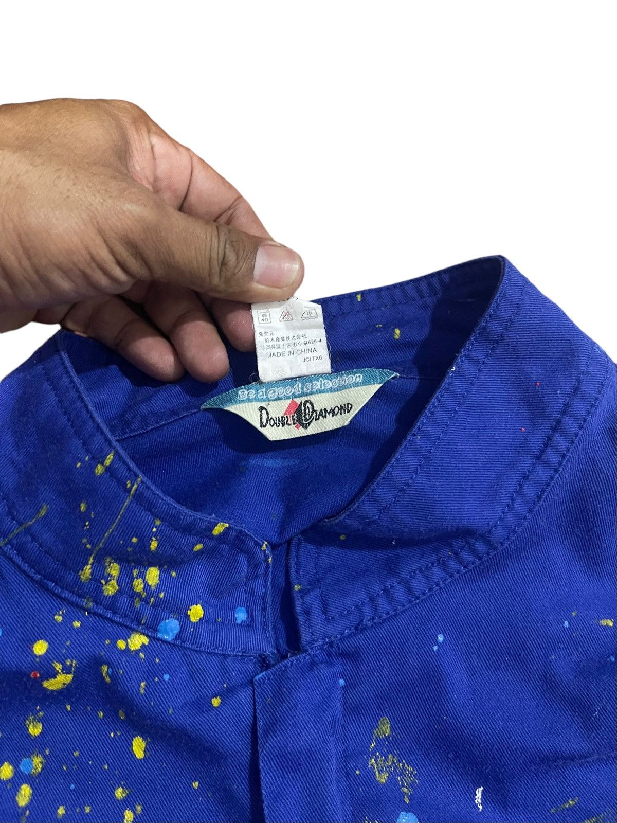 Vintage Vintage Double Diamond Paints Overall Worker Size US 37 - 10 Thumbnail