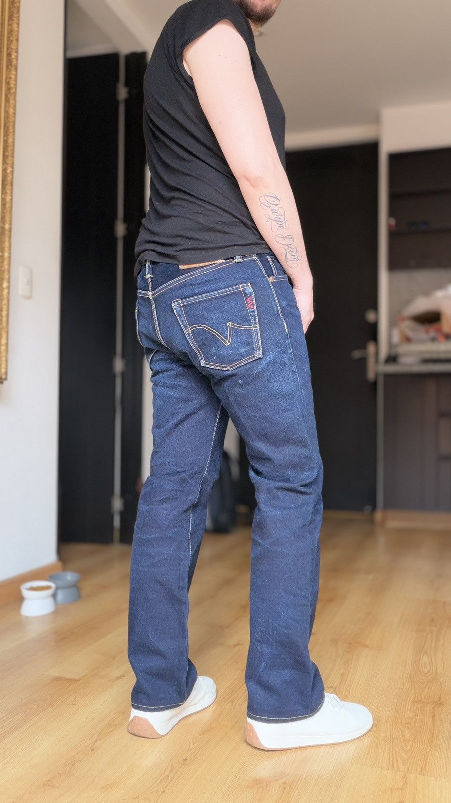Iron Heart Iron Heart IH 666SII 18oz Double Indigo 32x29 Size US 32 / EU 48 - 9 Thumbnail